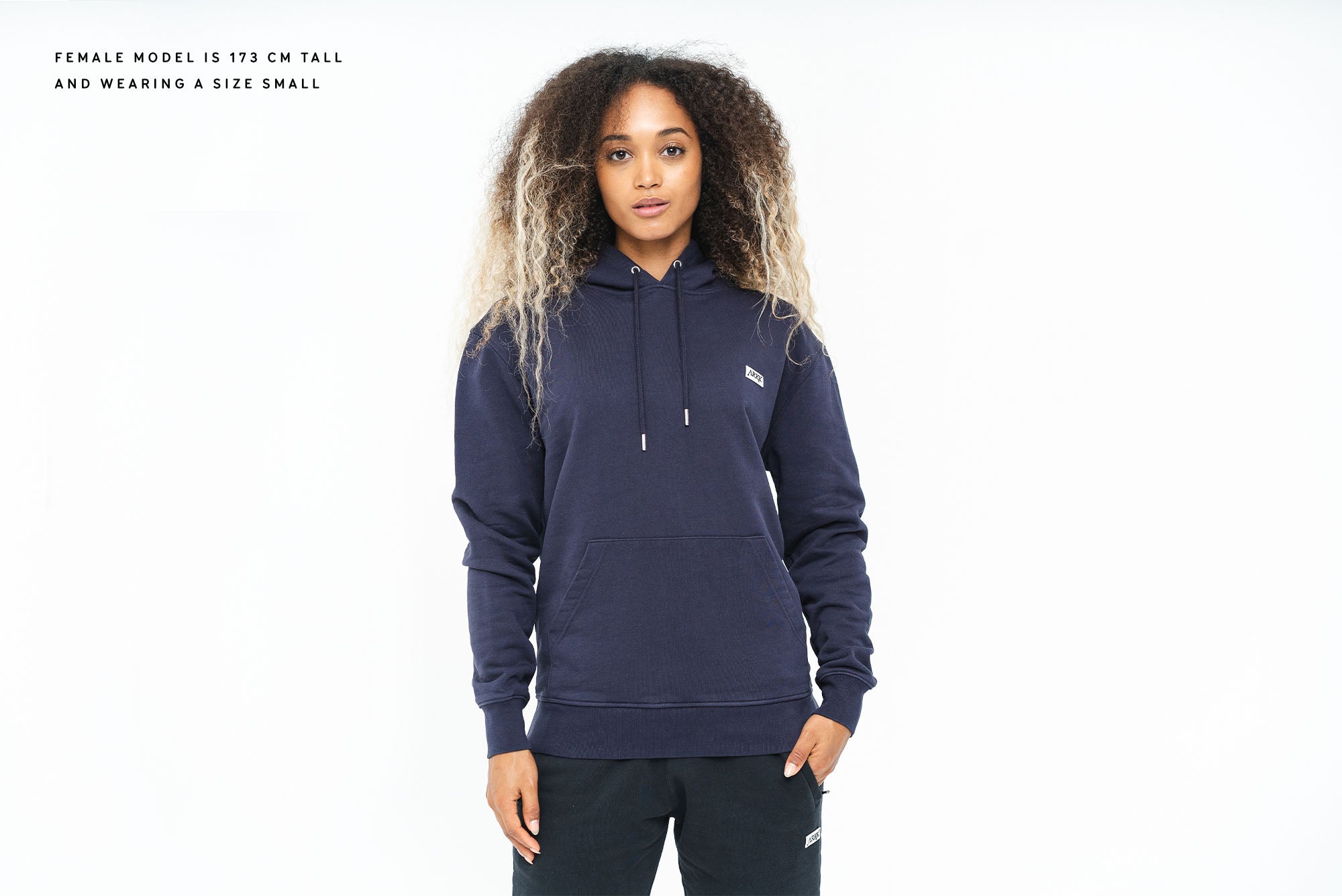ARKK Apparel ARKK Box Logo Hoodie | Maritime Blue Hoodie