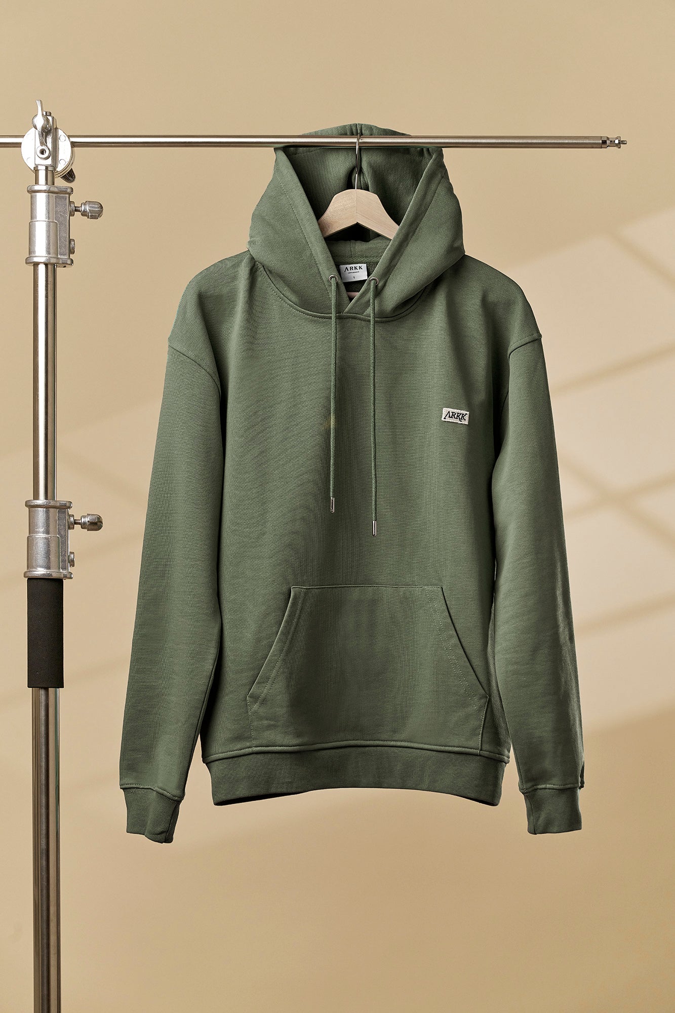 ARKK Apparel ARKK Box Logo Hoodie | Oil Green Hoodie