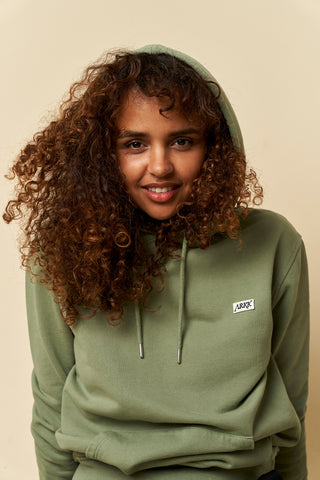 ARKK Apparel ARKK Box Logo Hoodie | Oil Green Hoodie