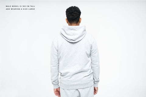 ARKK Apparel ARKK Box Logo Hoodie | Snow Melange Hoodie