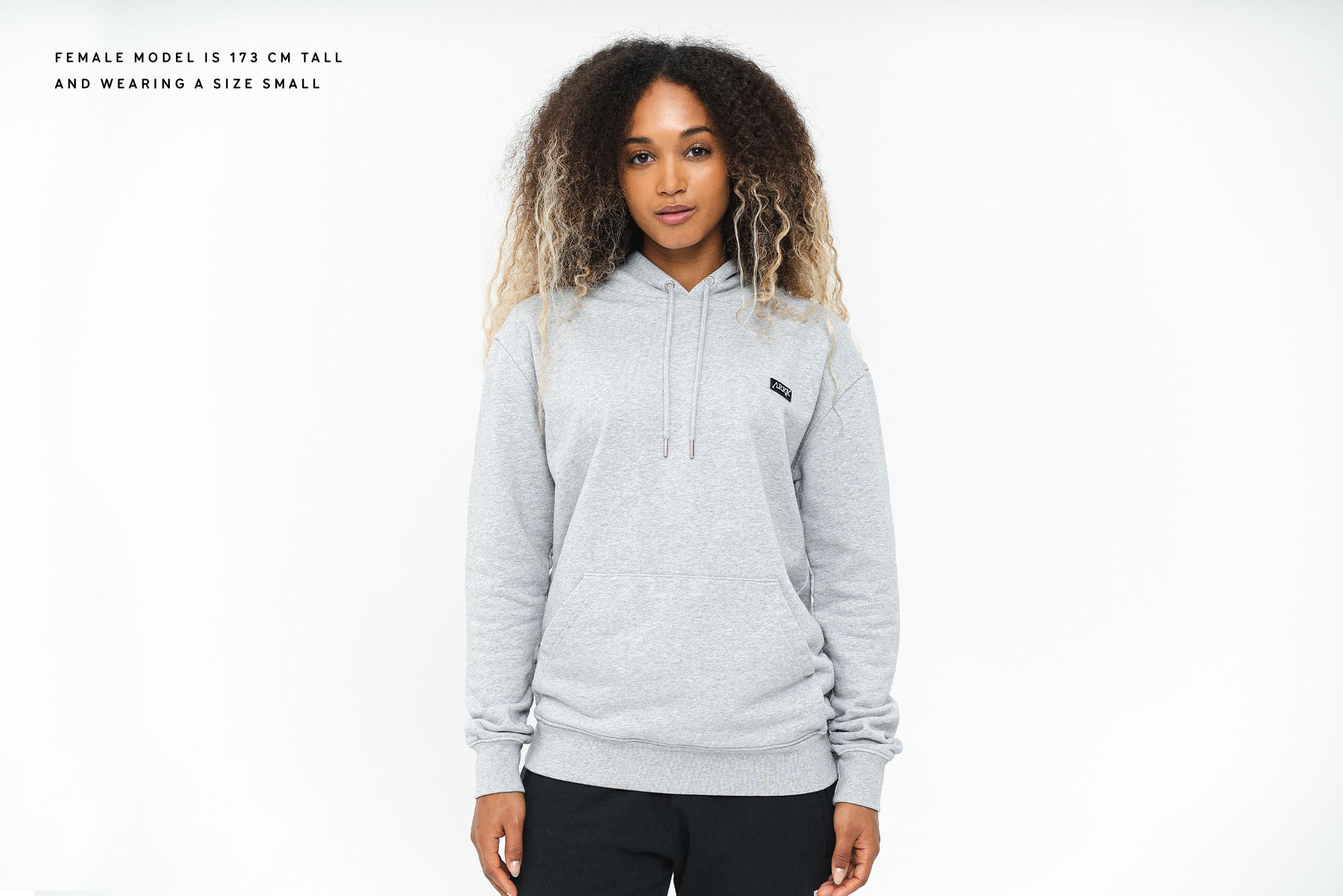 ARKK Apparel ARKK Box Logo Hoodie | Snow Melange Hoodie