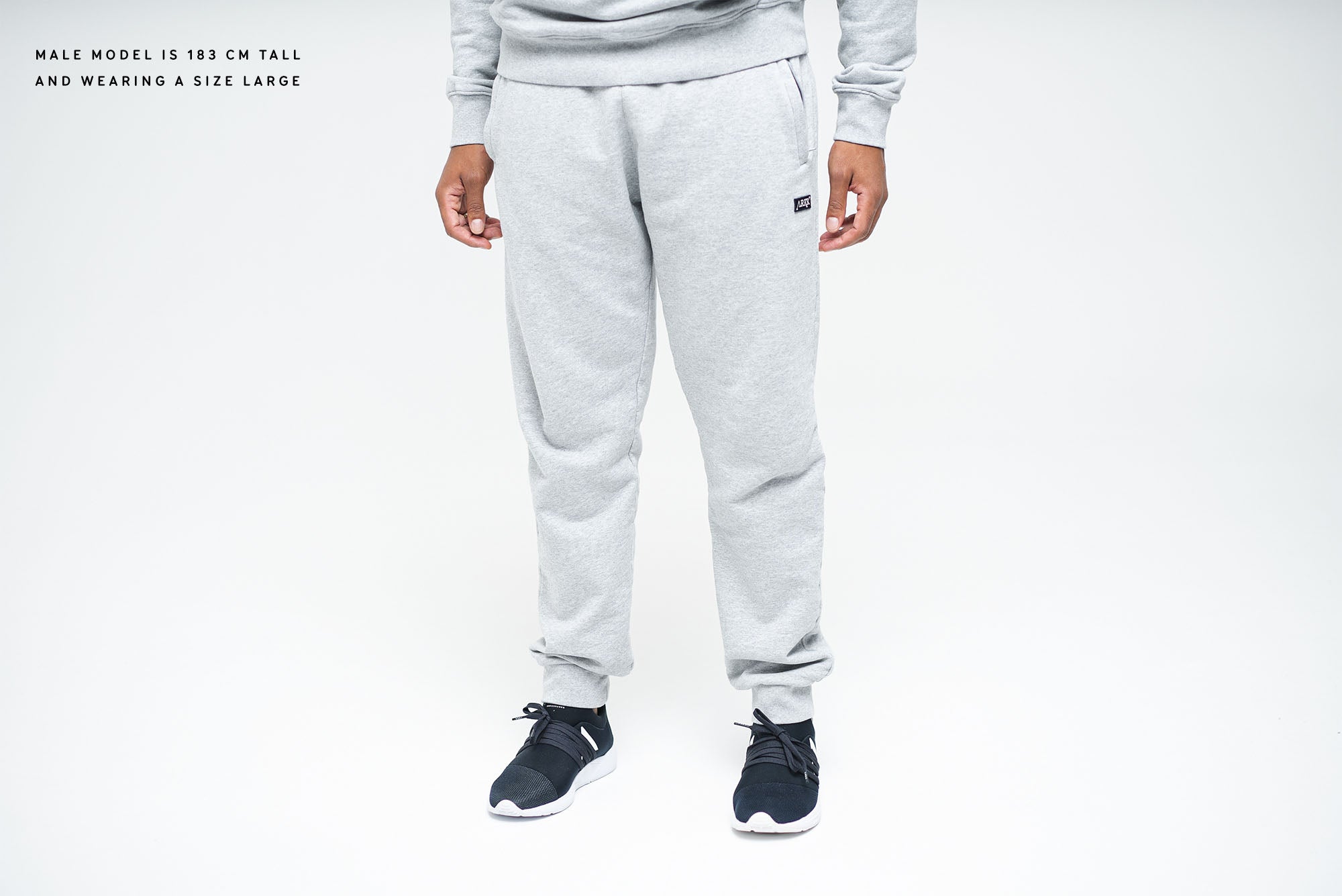 ARKK Apparel ARKK Box Logo Sweatpants | Snow Melange Sweatpants