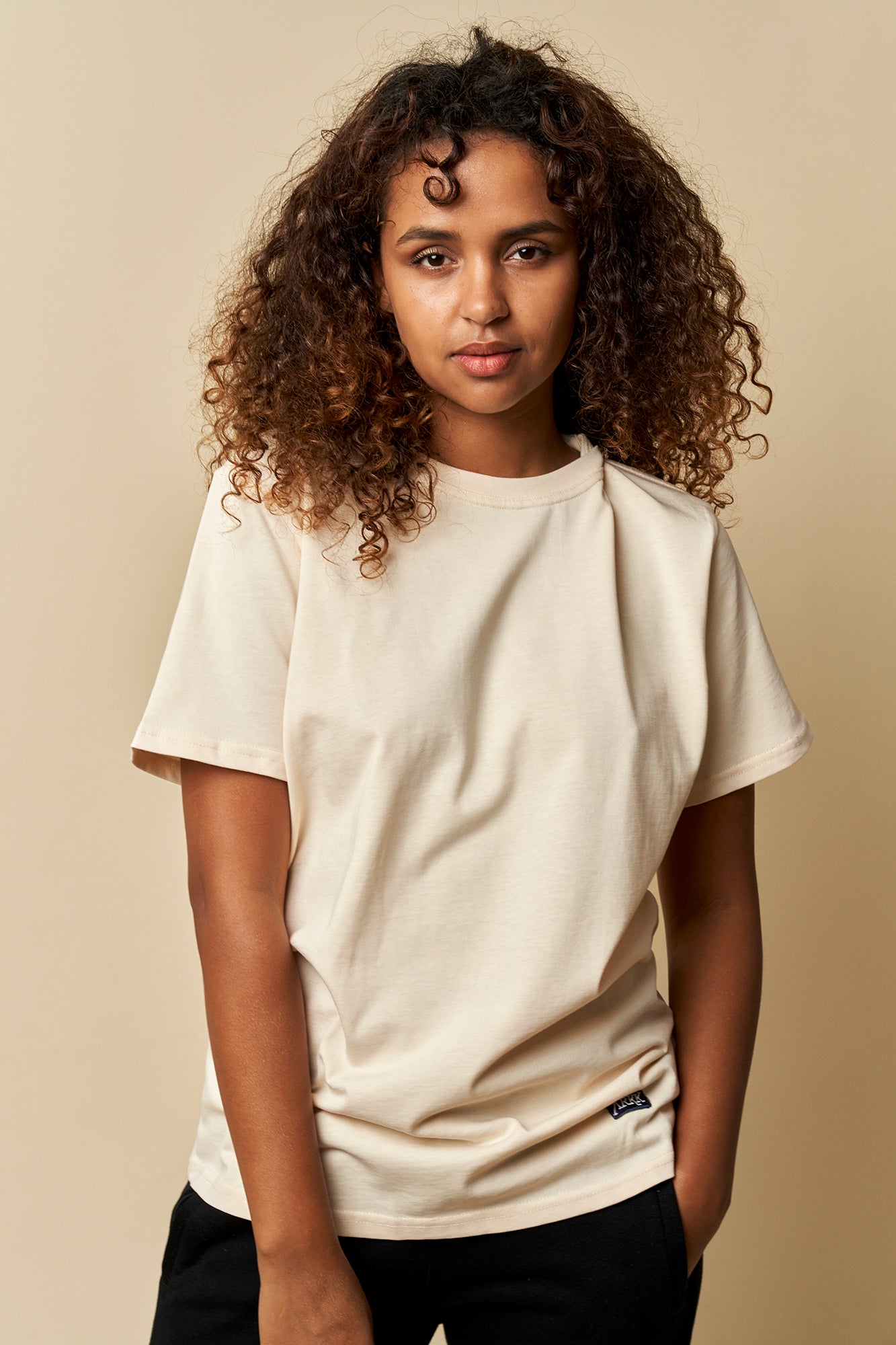 ARKK Apparel ARKK Box Logo Tee | Light Sand T-Shirt