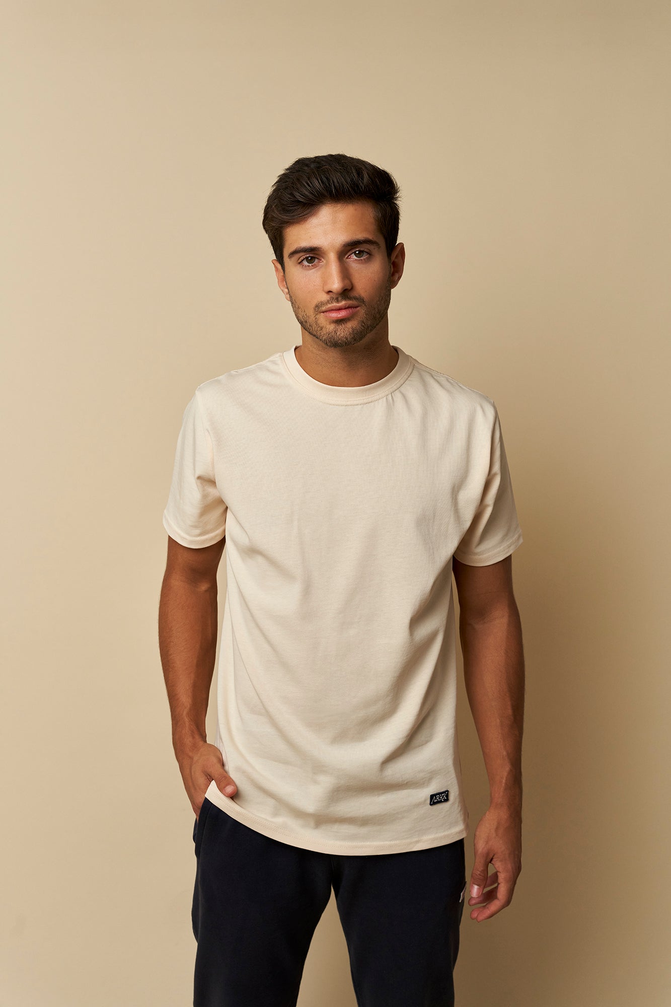 ARKK Apparel ARKK Box Logo Tee | Light Sand T-Shirt