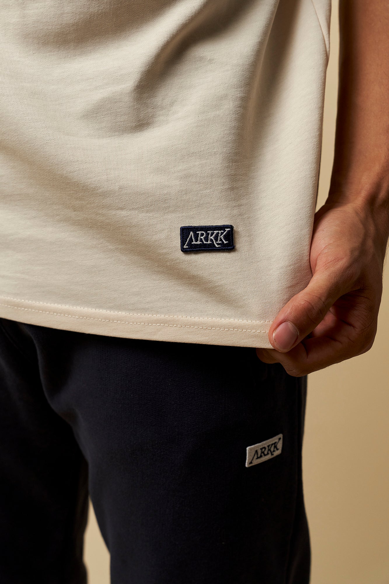 ARKK Apparel ARKK Box Logo Tee | Light Sand T-Shirt