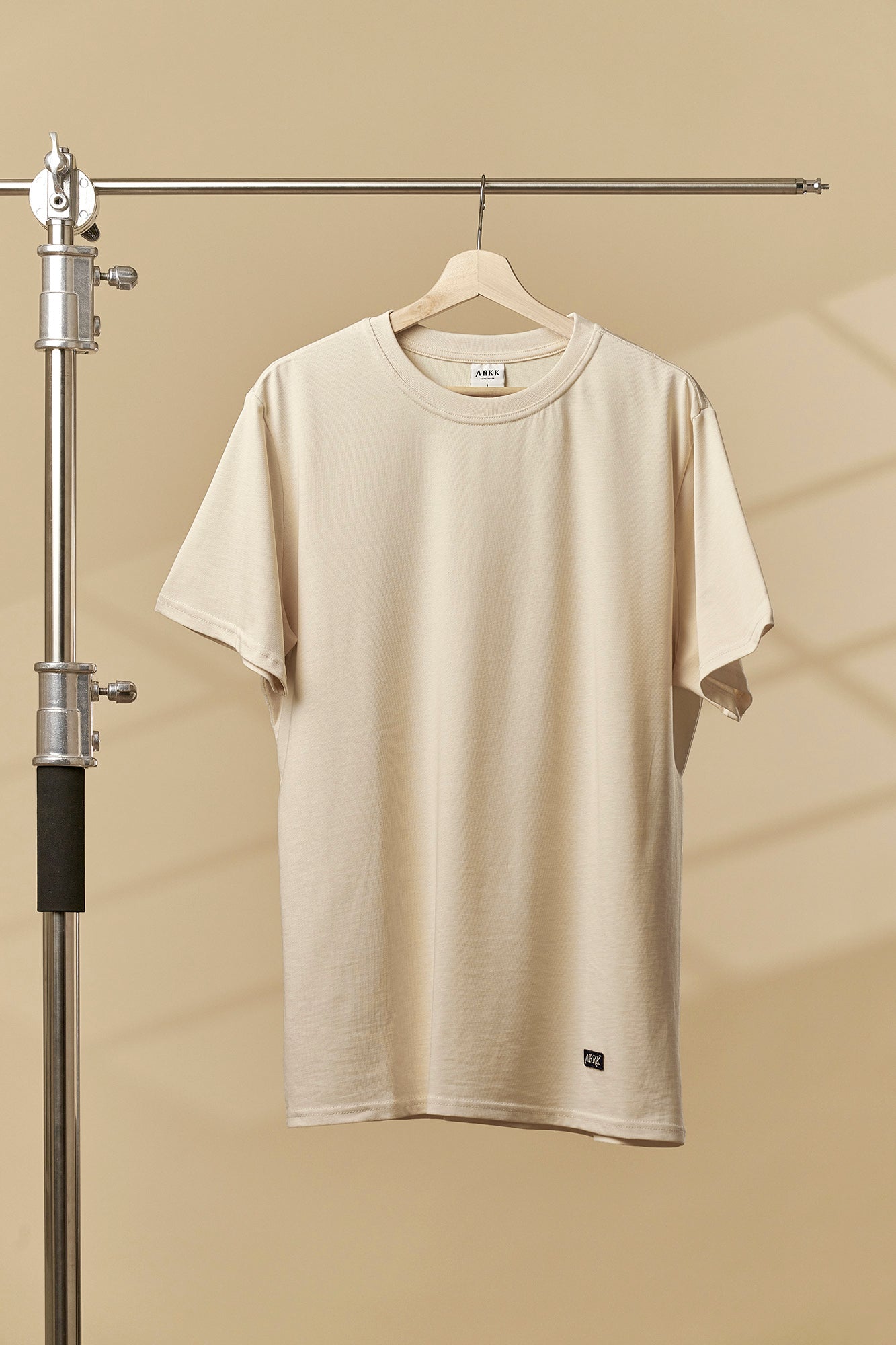 ARKK Apparel ARKK Box Logo Tee | Light Sand T-Shirt