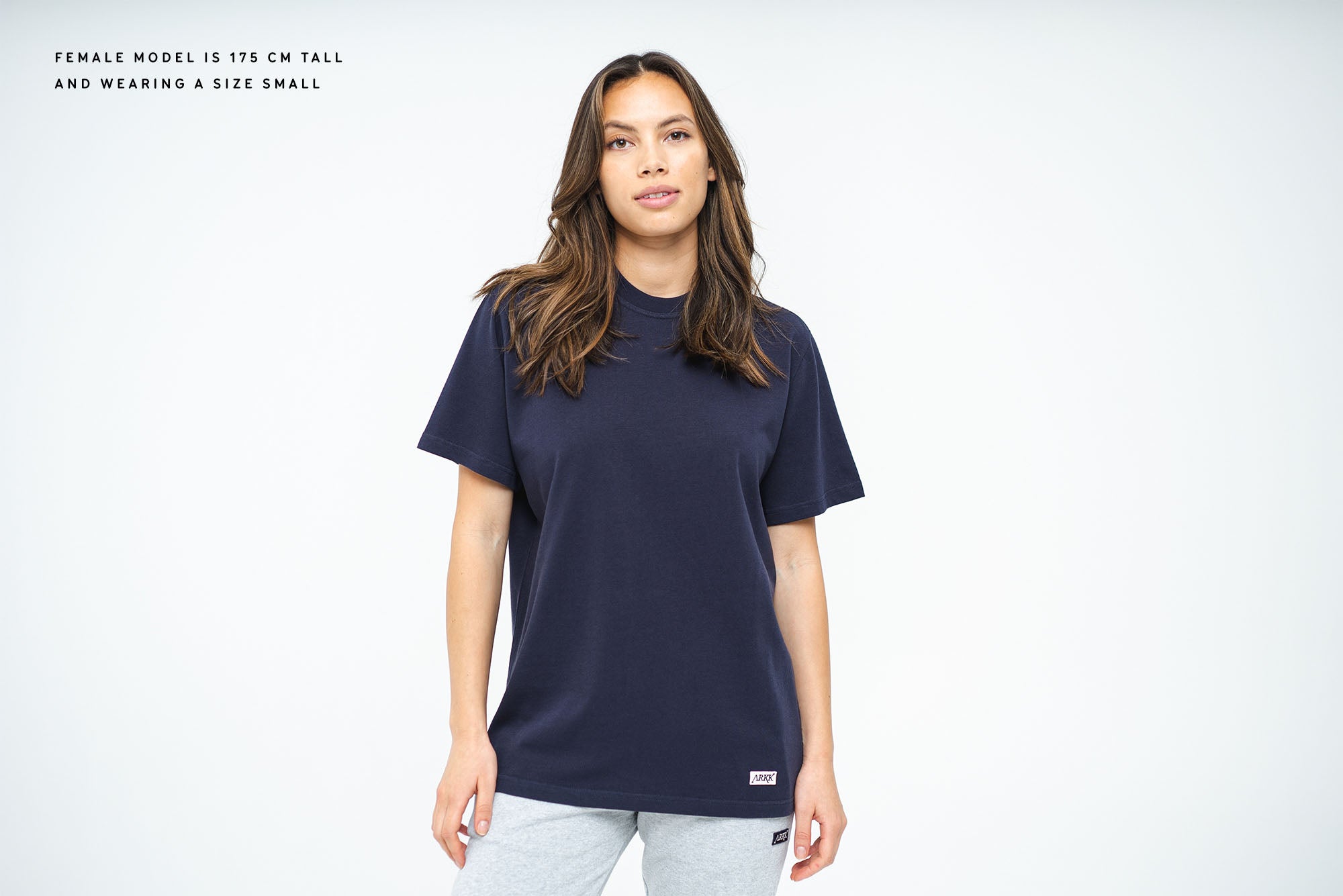 ARKK Apparel ARKK Box Logo Tee | Maritime Blue T-Shirt