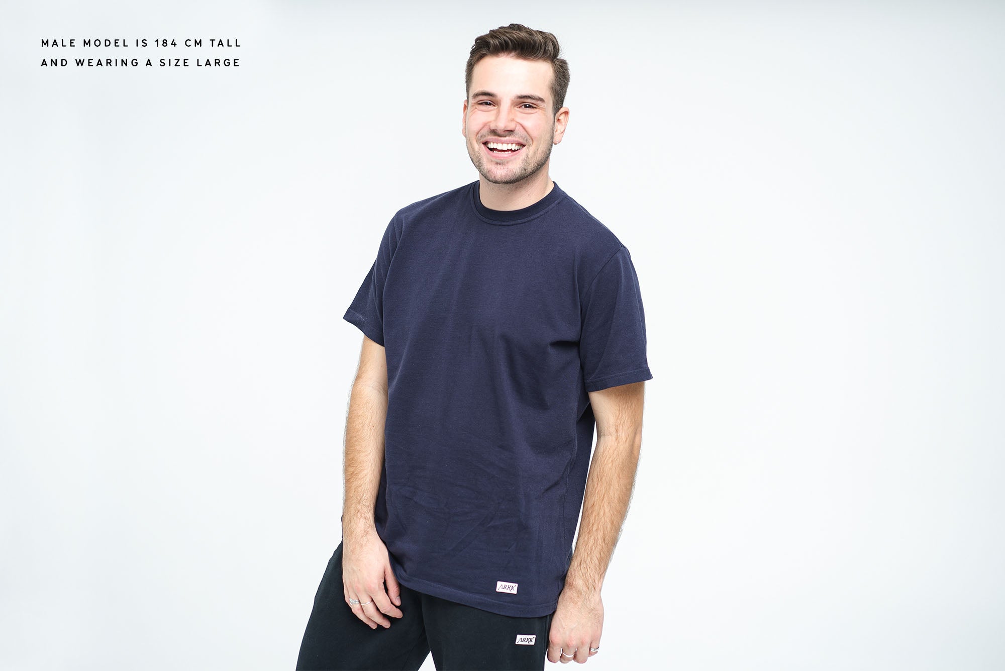 ARKK Apparel ARKK Box Logo Tee | Maritime Blue T-Shirt