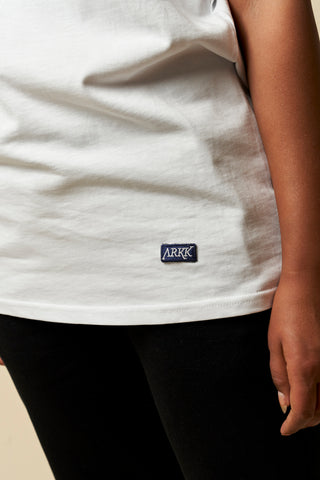 ARKK Apparel ARKK Box Logo Tee | White T-Shirt