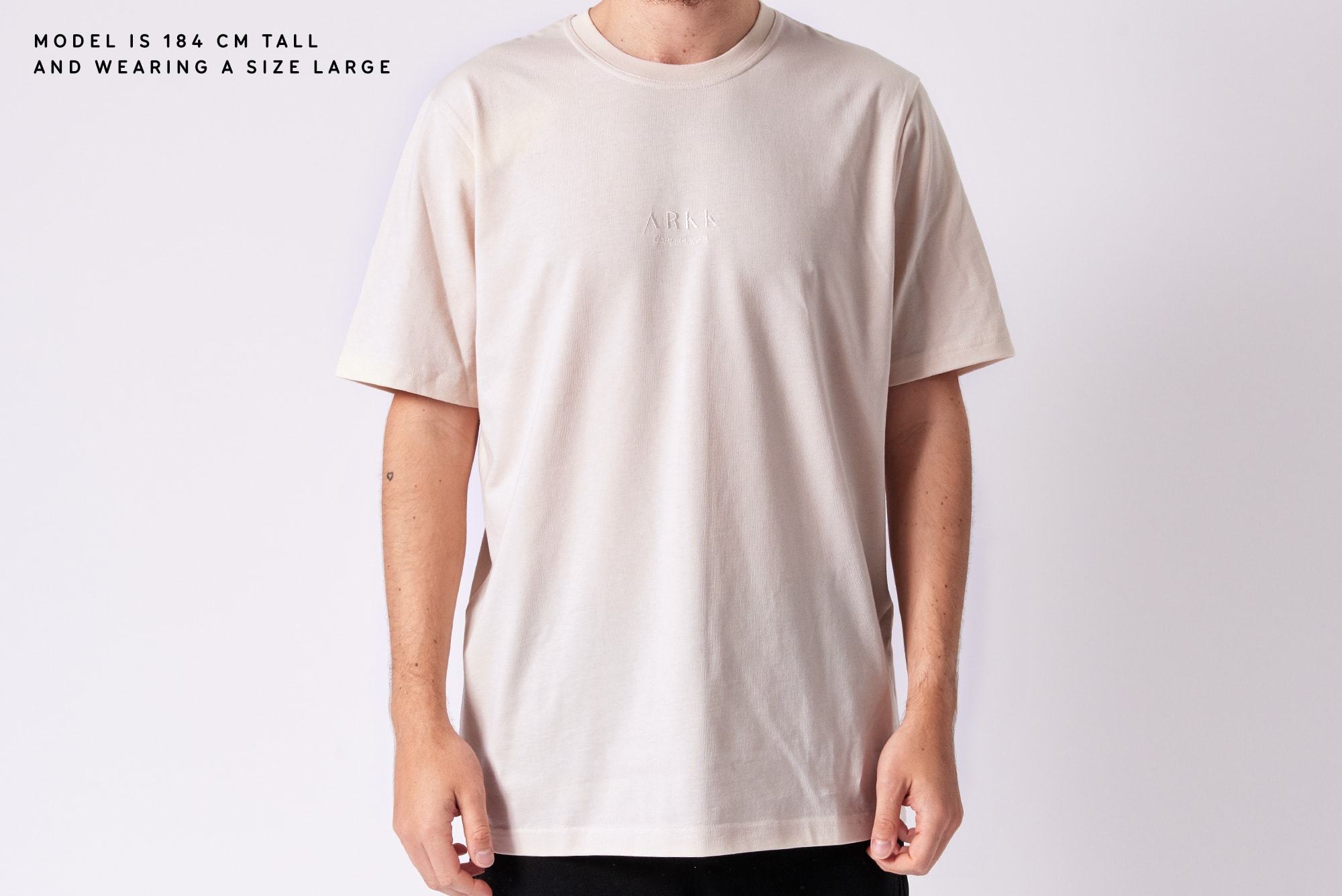 ARKK Apparel ARKK Classic Tee Light Sand T-Shirt Light Sand