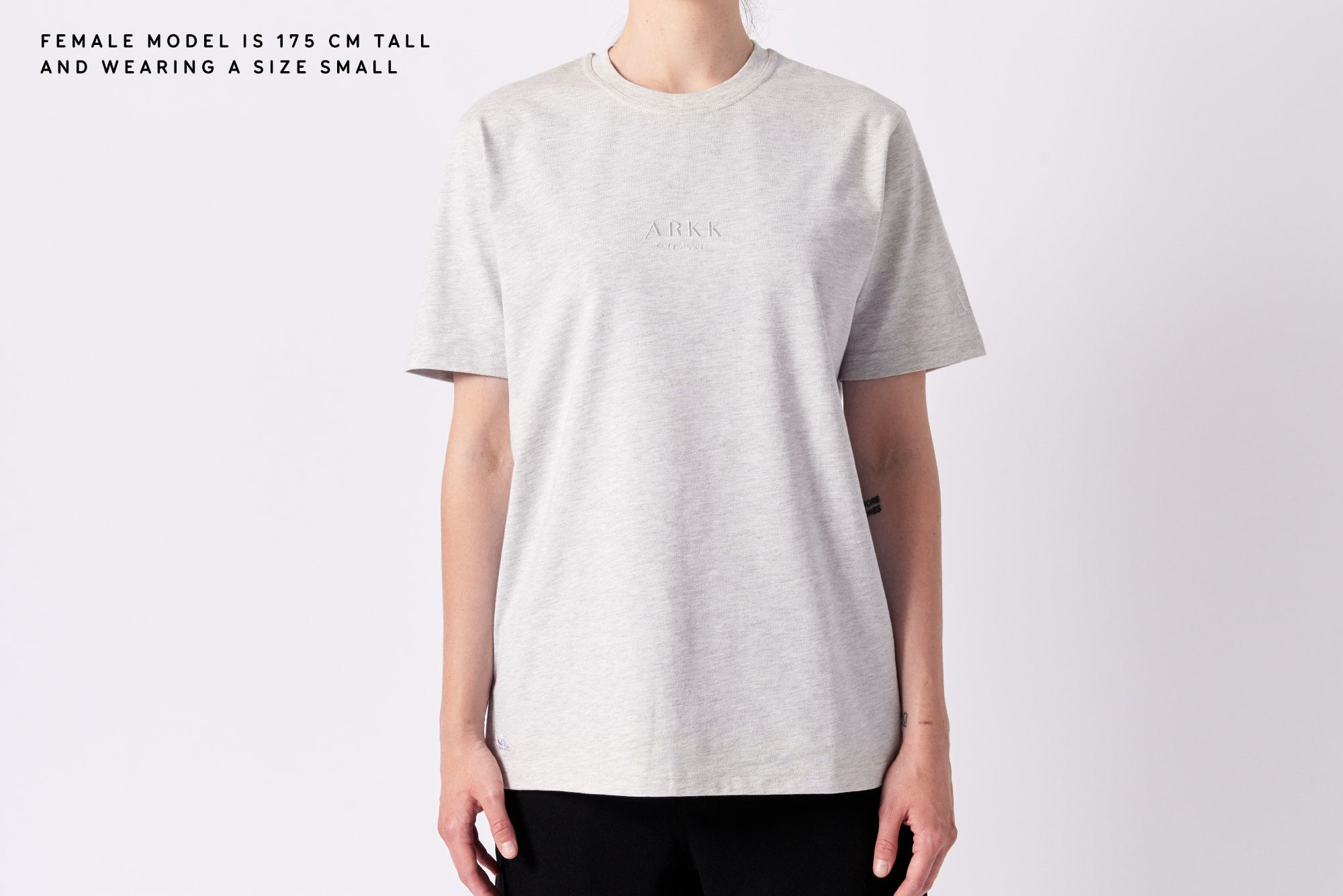 ARKK Apparel ARKK Classic Tee | Snow Melange T-Shirt Snow Melange