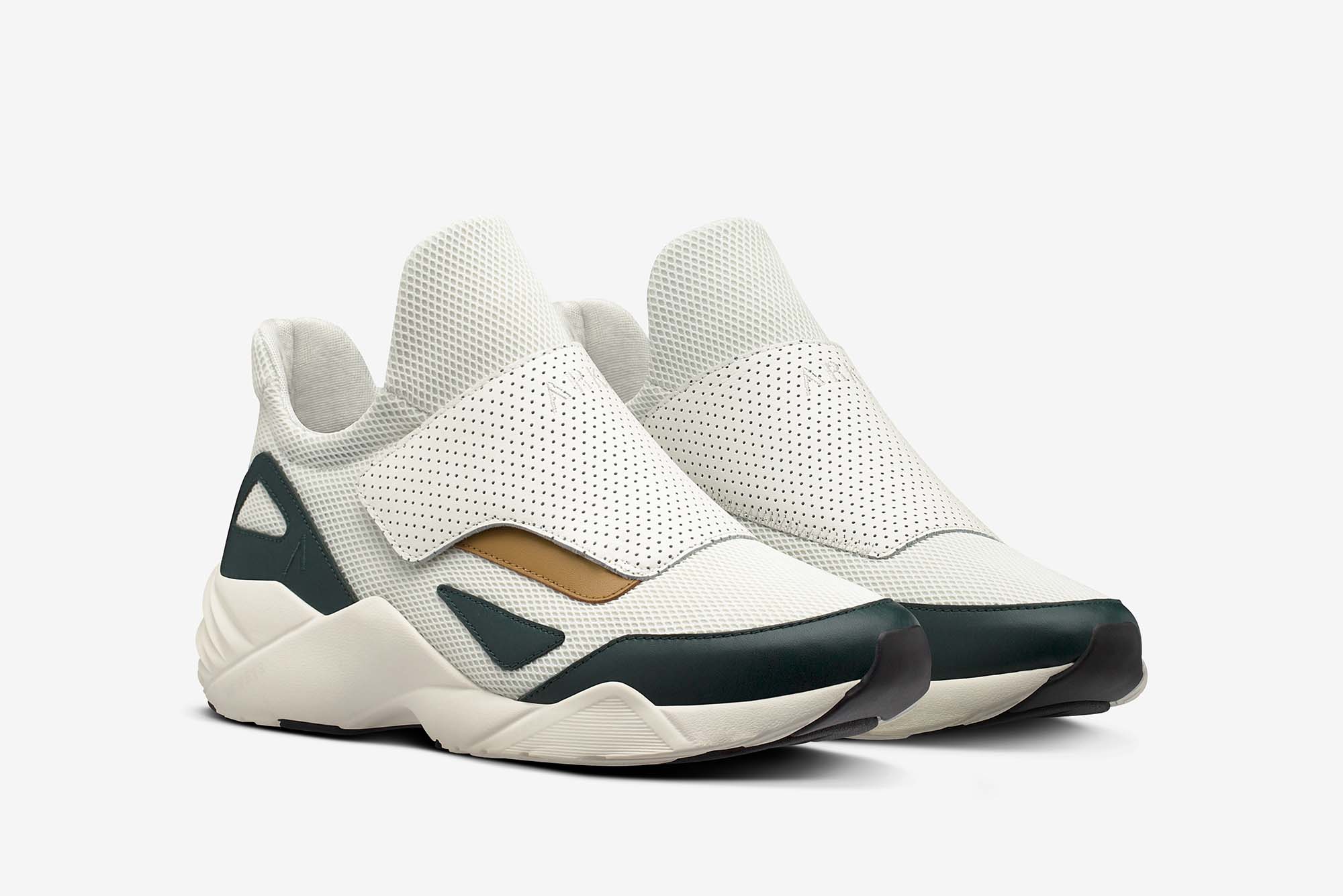 ARKK Copenhagen - Main Line Apextron Mesh W13 Off White Pine Green - Men Apextron Off White