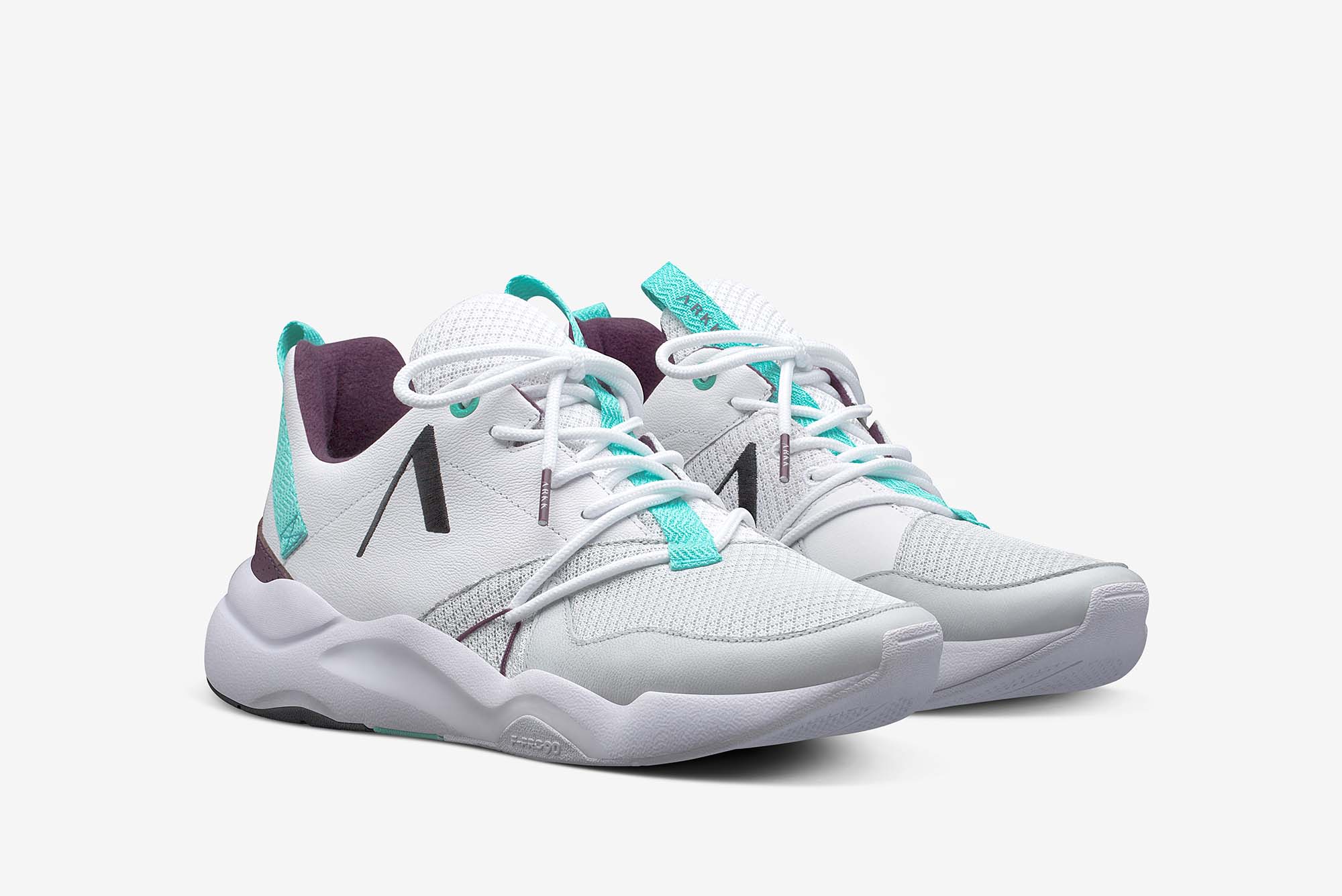 ARKK Copenhagen - Main Line Asymtrix Mesh F-PRO90 Ice Grey White - Women Asymtrix Ice Grey White