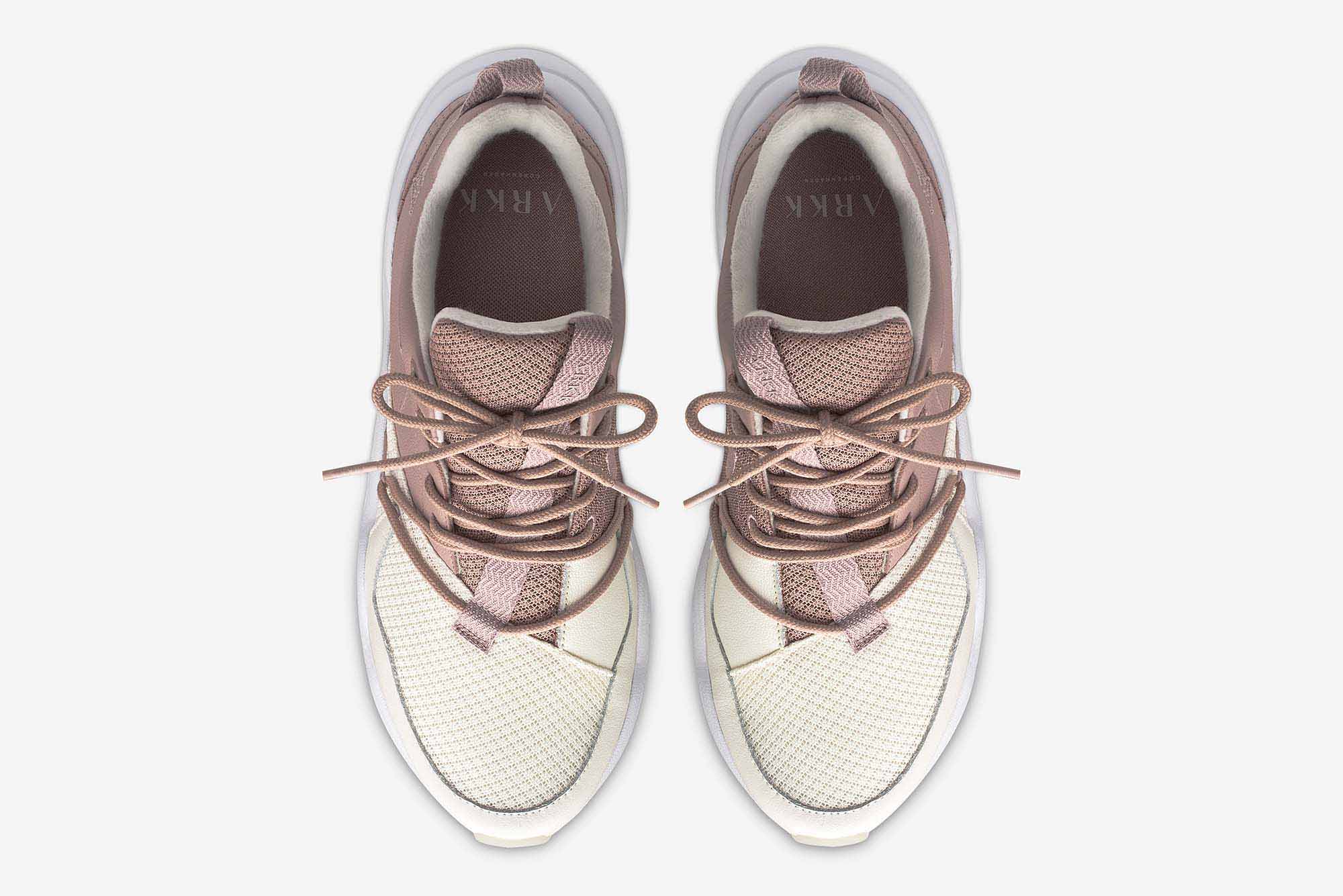 ARKK Collection Asymtrix Mesh F-PRO90 Soft Rose Off White Ivory Gum - Women Asymtrix Soft Rose