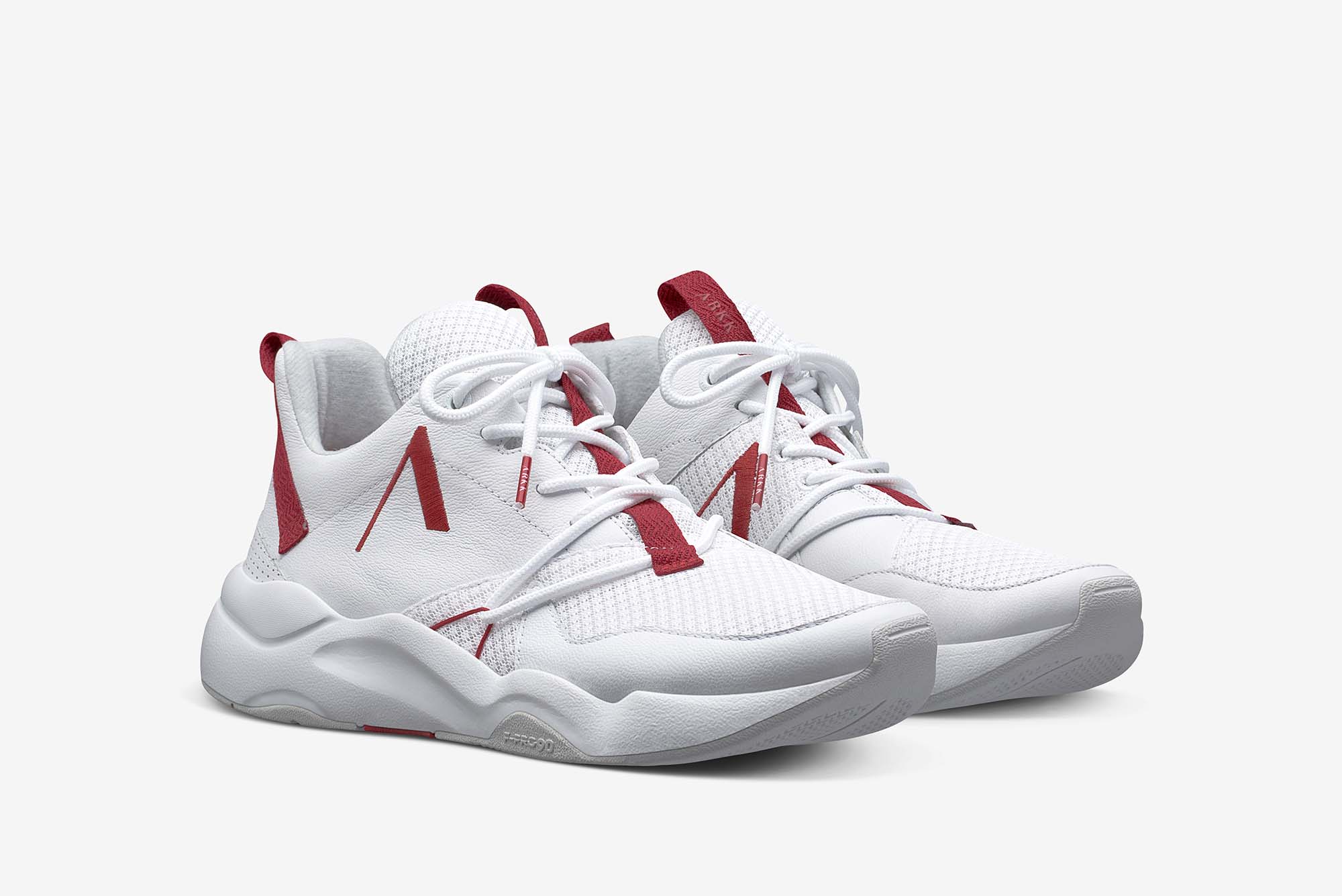 ARKK Collection Asymtrix Mesh F-PRO90 White Haute Red - Women Asymtrix White Haute Red