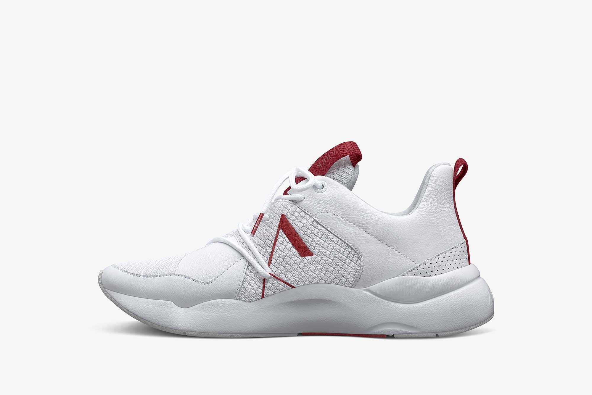 ARKK Copenhagen - Main Line Asymtrix Mesh F-PRO90 White Haute Red - Women Asymtrix White Haute Red