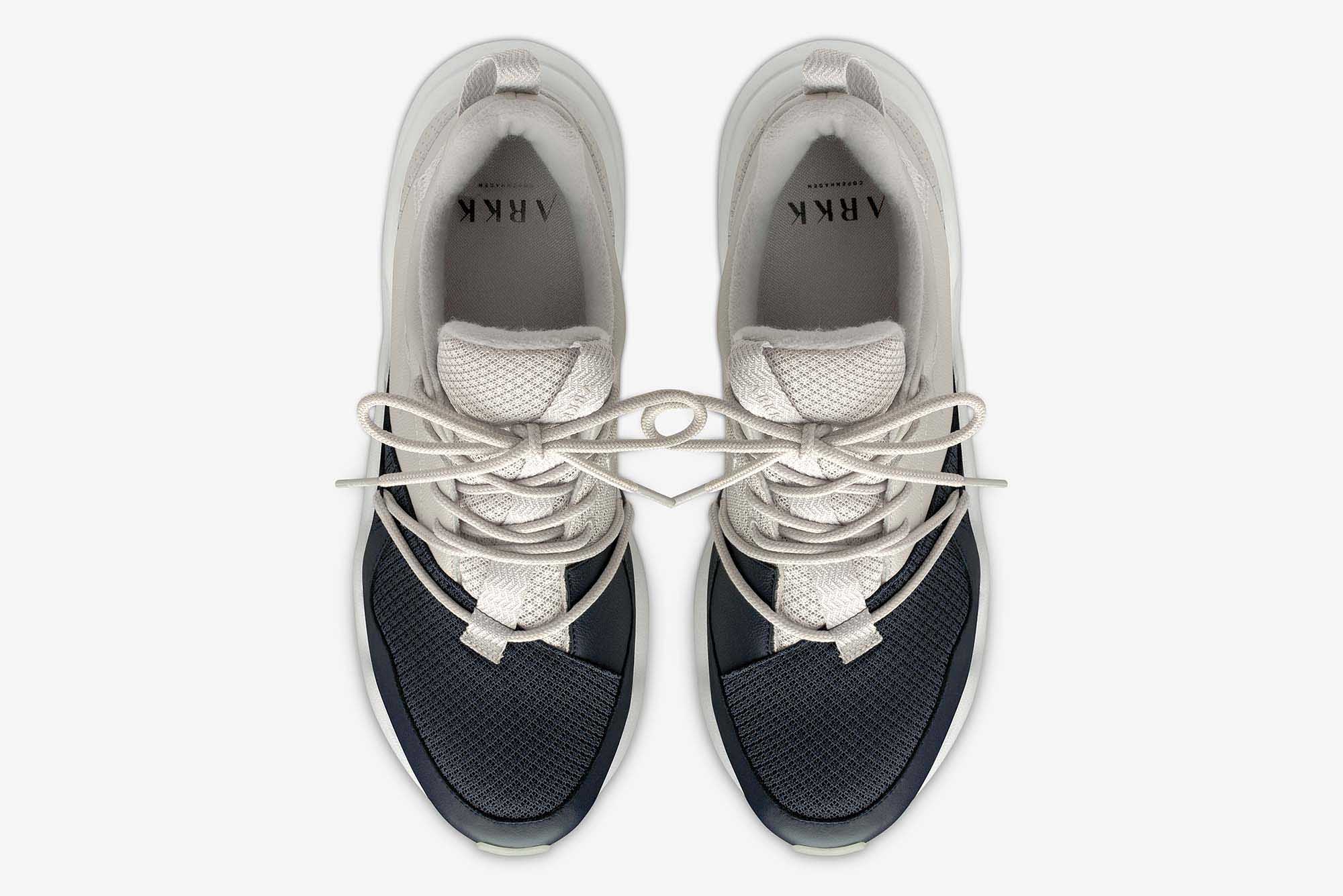 ARKK Copenhagen - Main Line Asymtrix Mesh F-PRO90 Wind Grey Ombre Blue Ivory Gum - Men Asymtrix