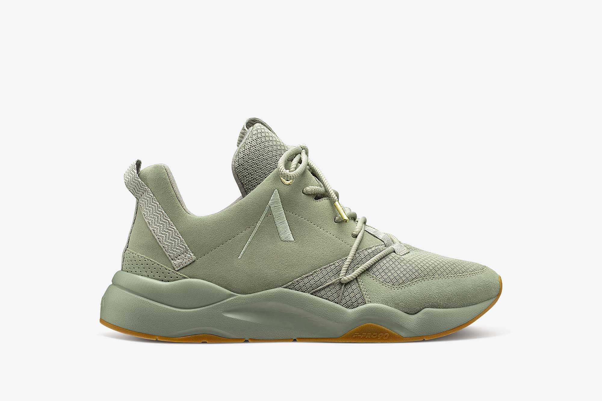 ARKK Collection Asymtrix Suede F-PRO090 Seagrass Gum - Women Asymtrix