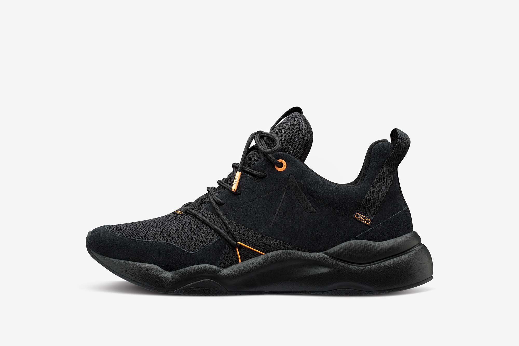 ARKK Collection Asymtrix Suede F-PRO90 Black Mock Orange - Women Asymtrix Black