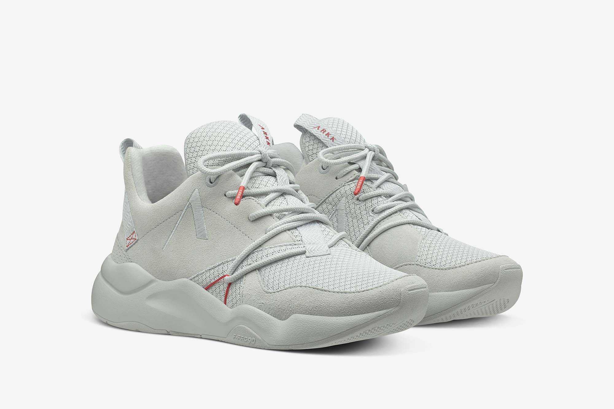 ARKK Copenhagen - Superior Line Asymtrix Suede F-PRO90 Ice Grey - Men Asymtrix Ice Grey