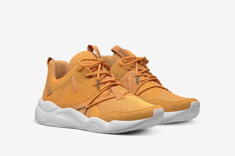 ARKK Copenhagen - Superior Line Asymtrix Suede F-PRO90 Mustard - Women Asymtrix Mustard