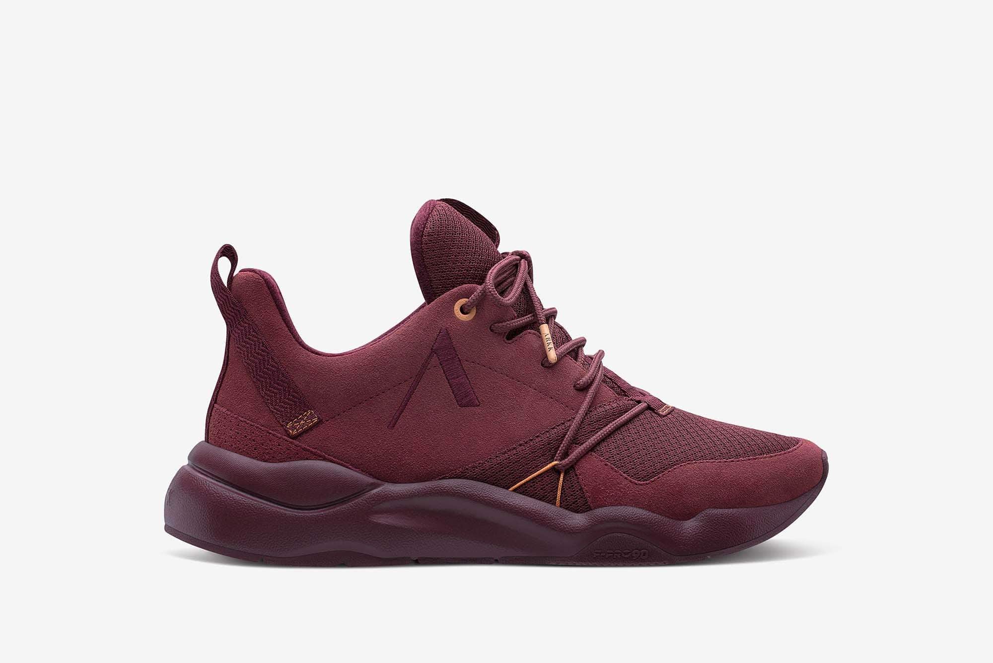 ARKK Collection Asymtrix Suede F-PRO90 Oxblood Red Mock Orange - Men Asymtrix Oxblood Red