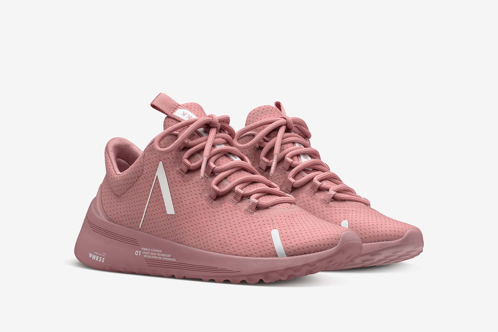 ARKK Copenhagen - Essential Line Axionn Mesh PWR55 Ash Rose White - Women Axionn Ash Rose White
