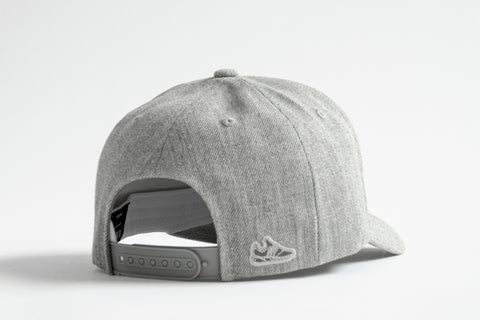 ARKK Accessories Baseball Cap | Grey Melange White Cap Grey Melange
