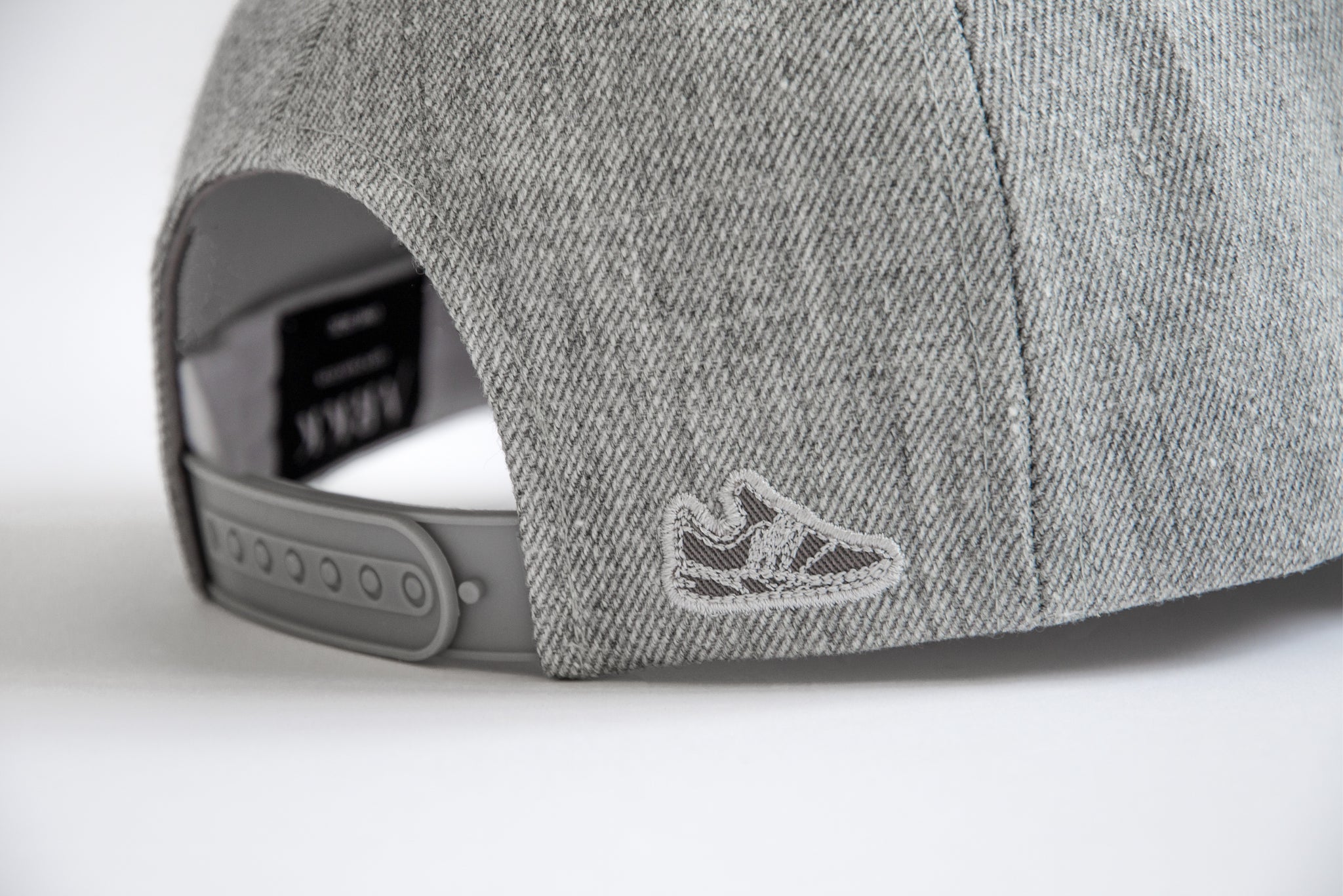 ARKK Accessories Baseball Cap | Grey Melange White Cap Grey Melange