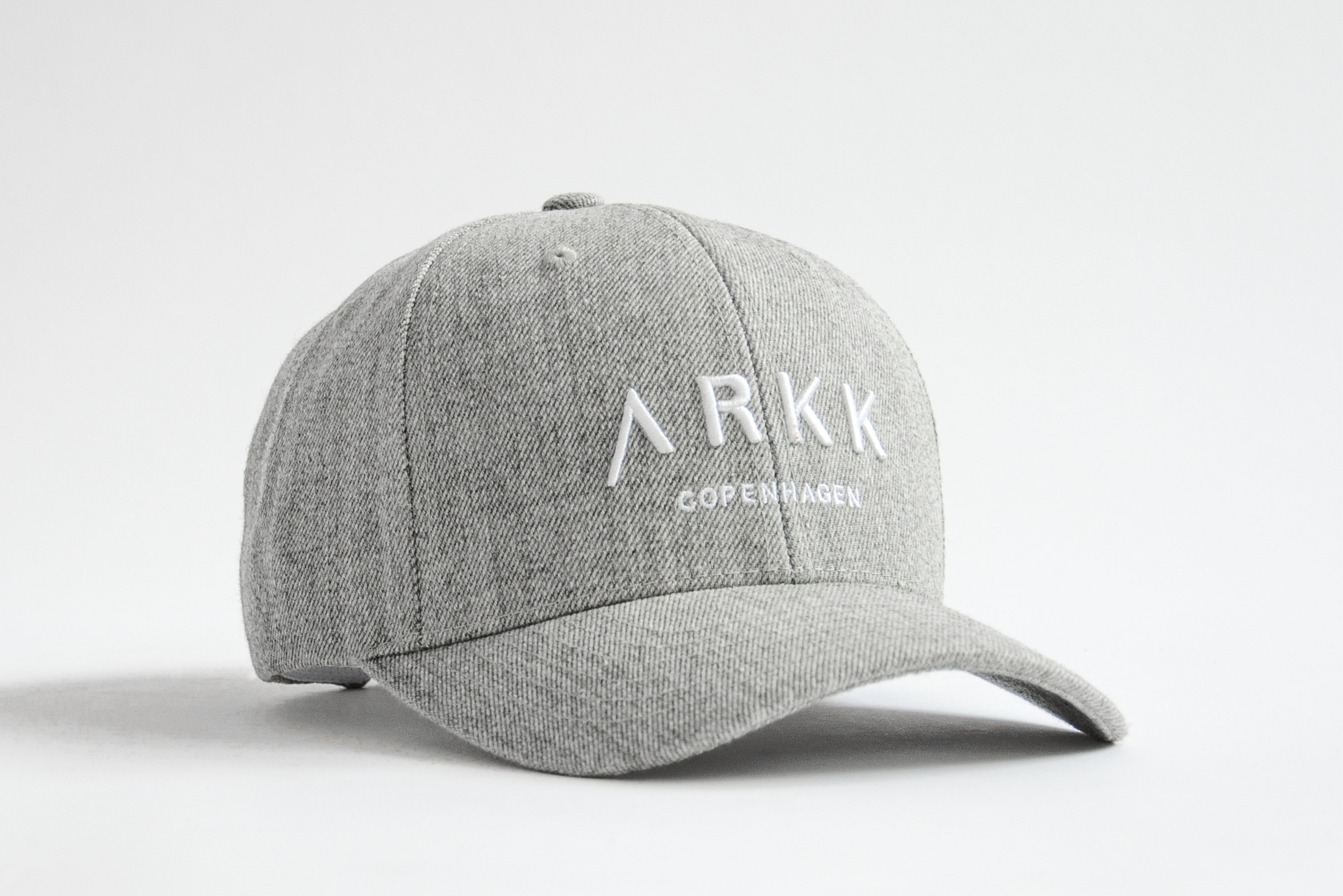 ARKK Accessories Baseball Cap | Grey Melange White Cap Grey Melange