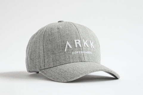 ARKK Accessories Baseball Cap | Grey Melange White Cap Grey Melange