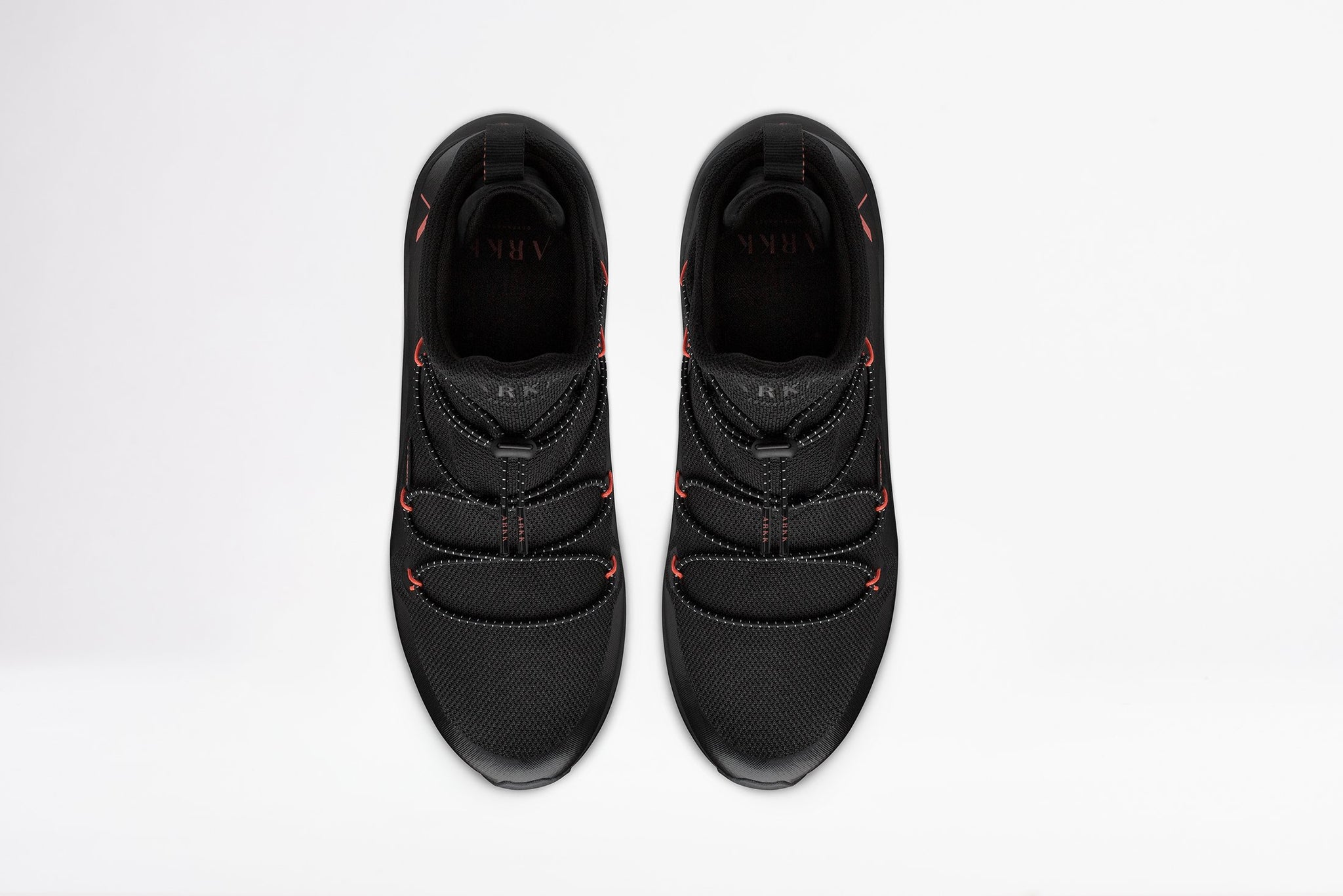 ARKK Copenhagen - Main Line Chrontech Mesh HS W13 Black Neon Coral-Men Chrontech Black