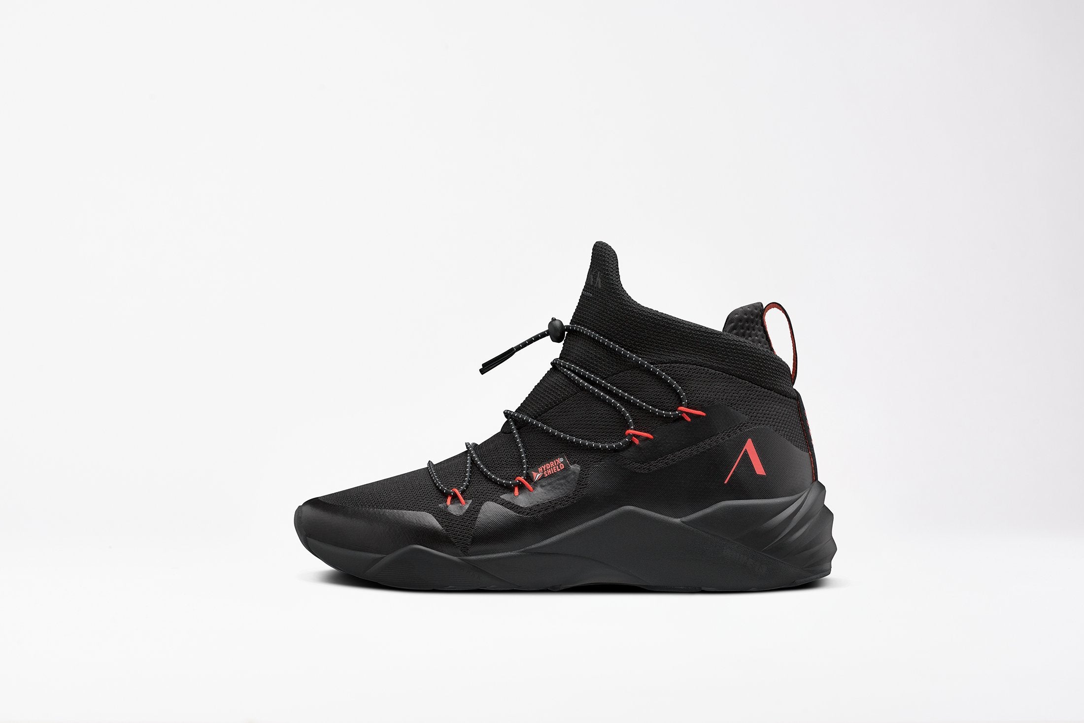 ARKK Copenhagen - Main Line Chrontech Mesh HS W13 Black Neon Coral-Men Chrontech Black