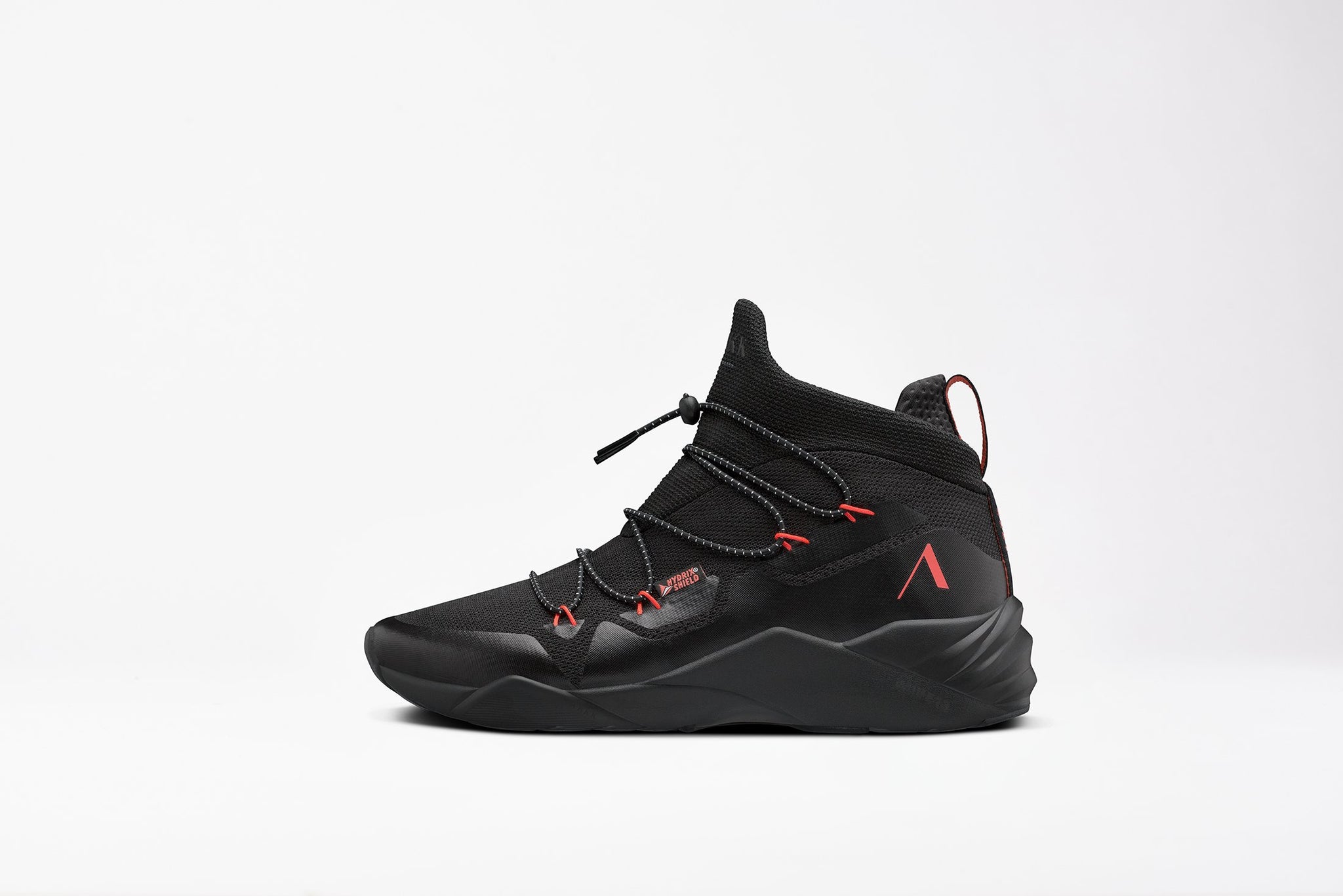 ARKK Copenhagen - Main Line Chrontech Mesh HS W13 Black Neon Coral-Men Chrontech Black