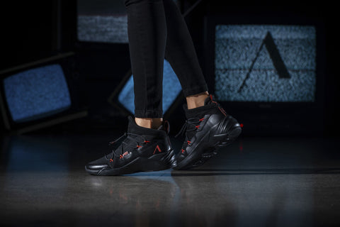 ARKK Copenhagen - Main Line Chrontech Mesh HS W13 Black Neon Coral-Women Chrontech Black
