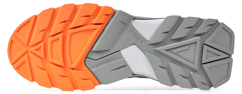 ARKK Collection Duratek Nylon HL TX-22 | Ghost Gray Fall Orange | Women Duratek