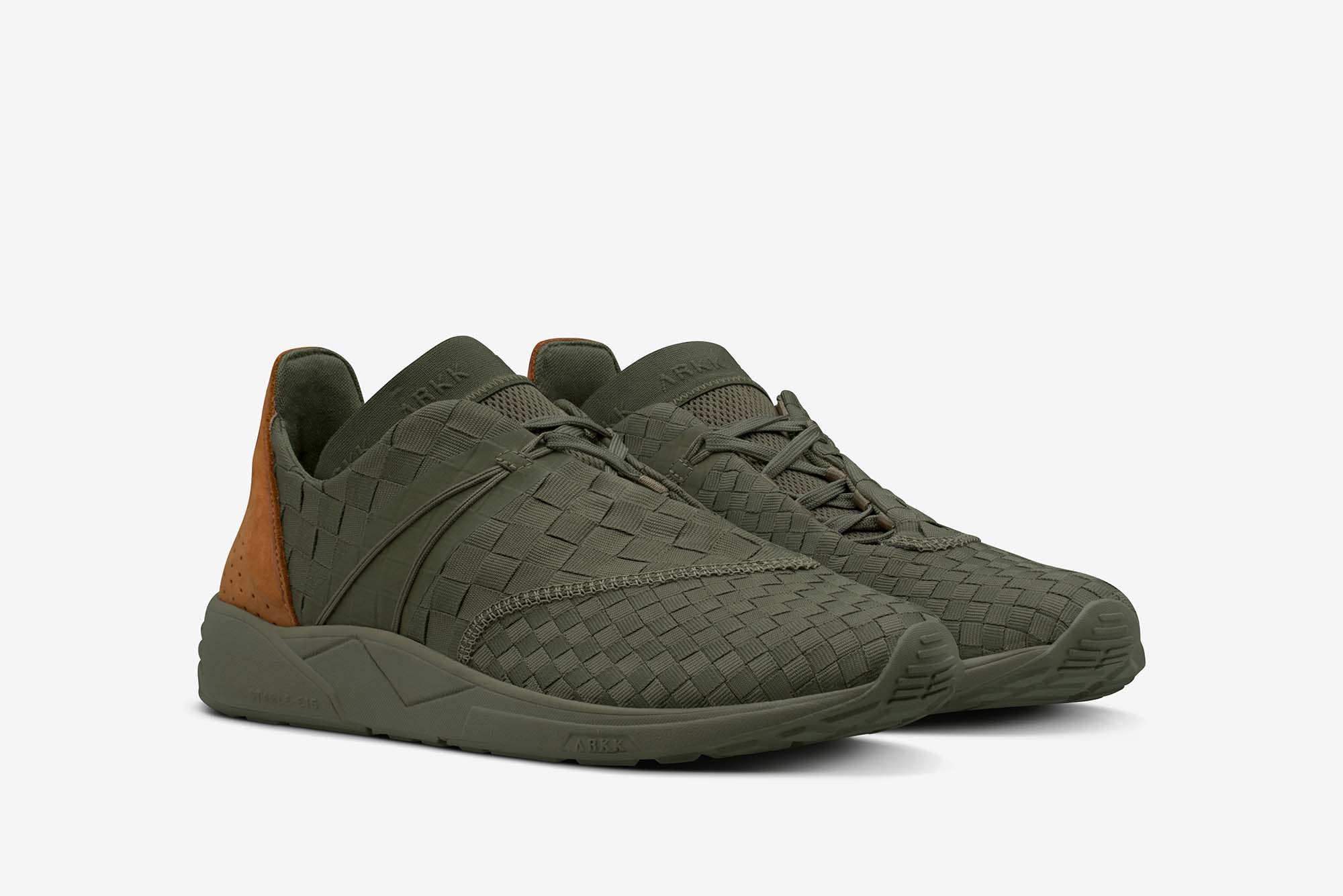 ARKK Collection Eaglezero Braided S-E15 Dark Army Brown-Men Eaglezero Dark Army