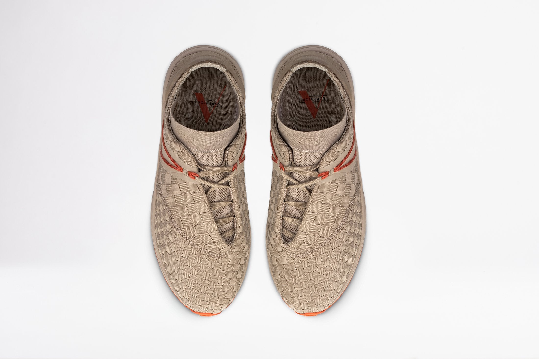 ARKK Copenhagen - Superior Line Eaglezero Braided S-E15 Sand Bright Red - Women Eaglezero