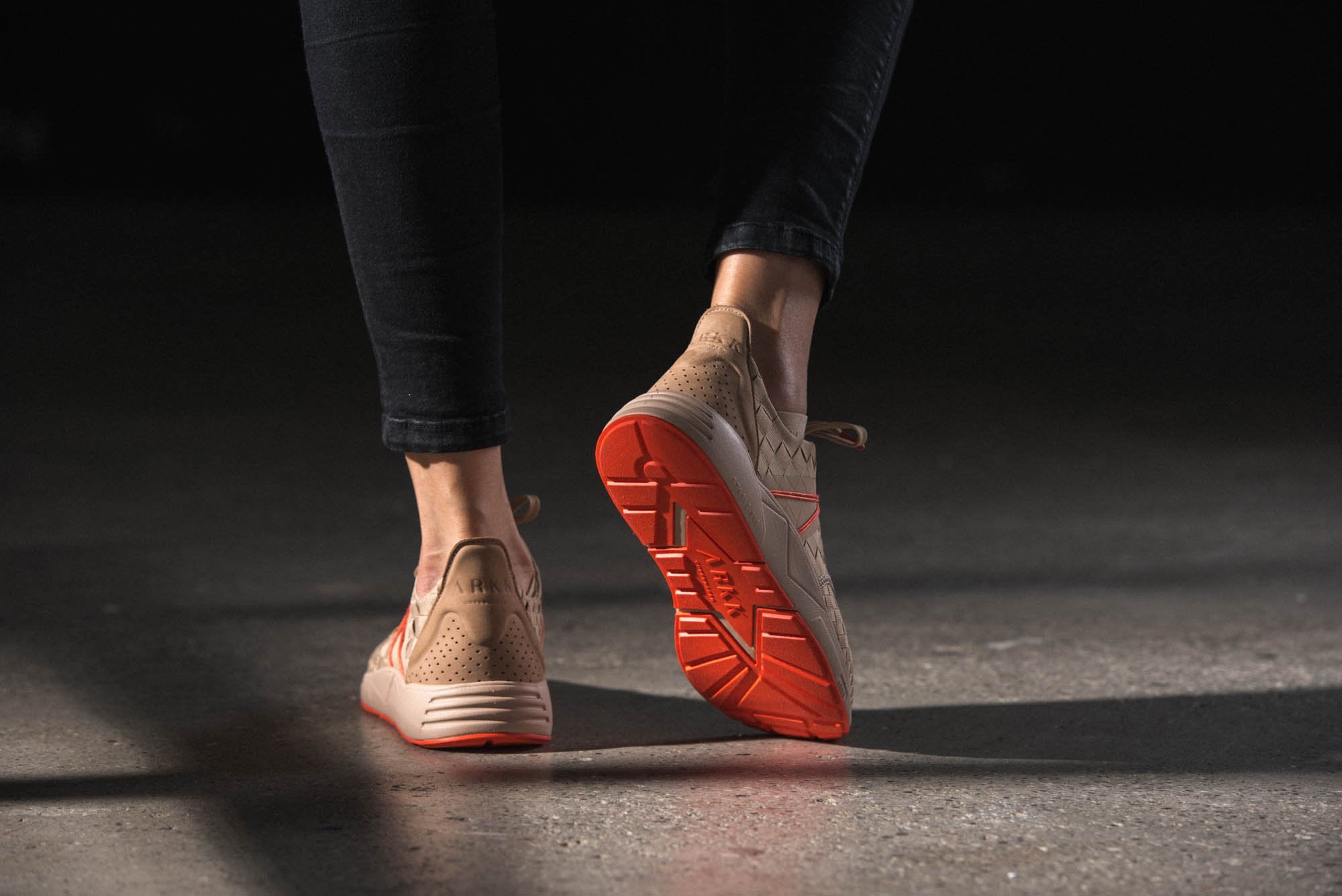 ARKK Copenhagen - Superior Line Eaglezero Braided S-E15 Sand Bright Red - Women Eaglezero