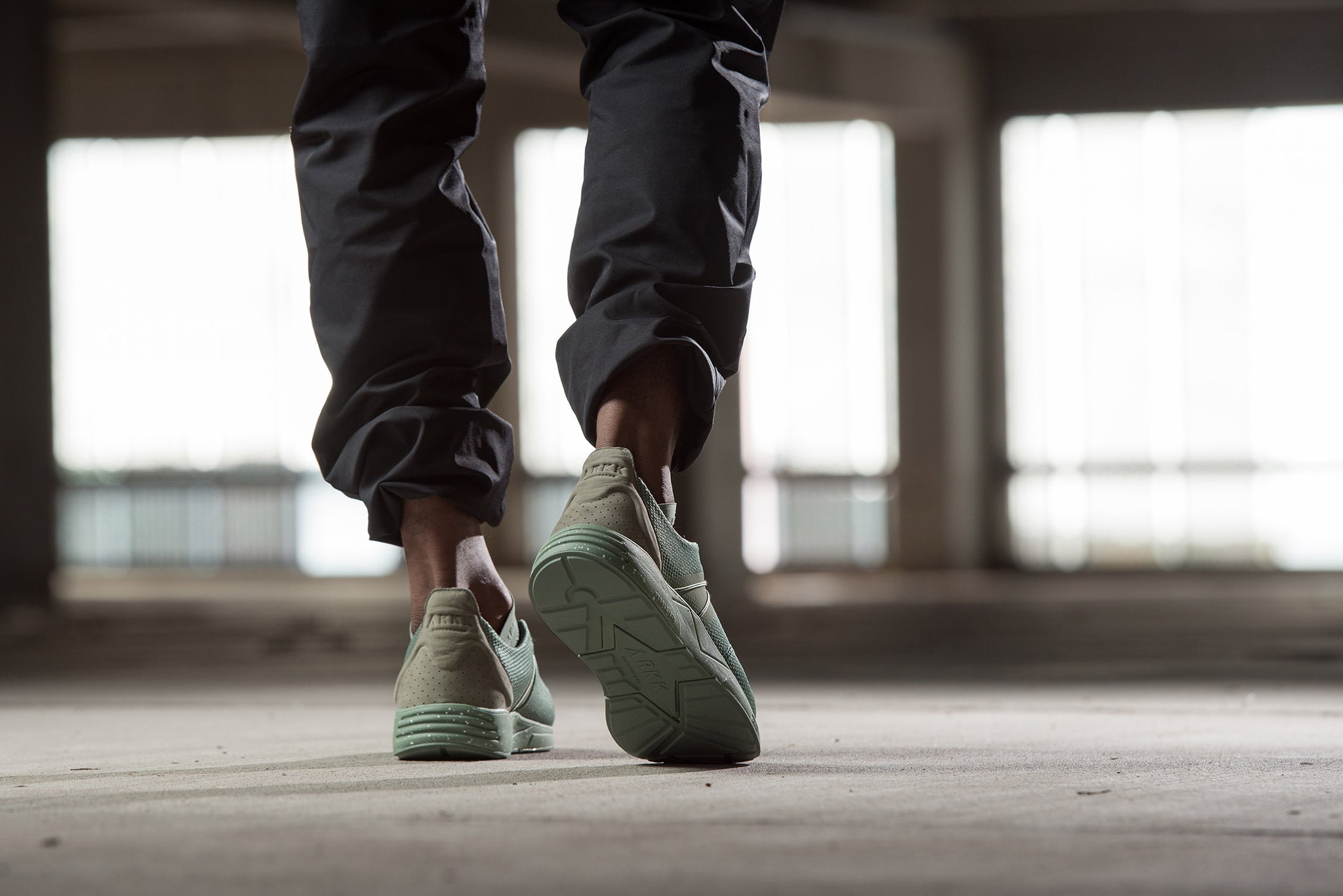 ARKK Collection Eaglezero Mesh S-E15 Sage Green Spray - Men Eaglezero Dusty Green