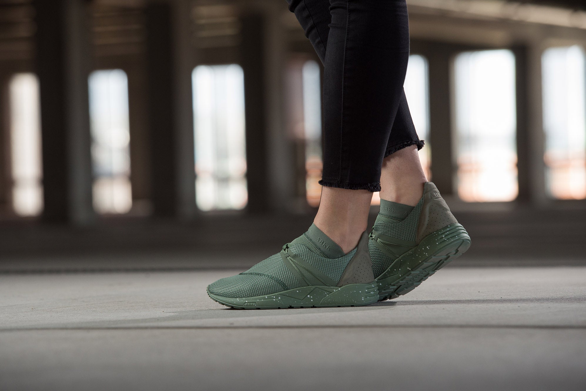 ARKK Collection Eaglezero Mesh S-E15 Sage Green Spray - Women Eaglezero Dusty Green