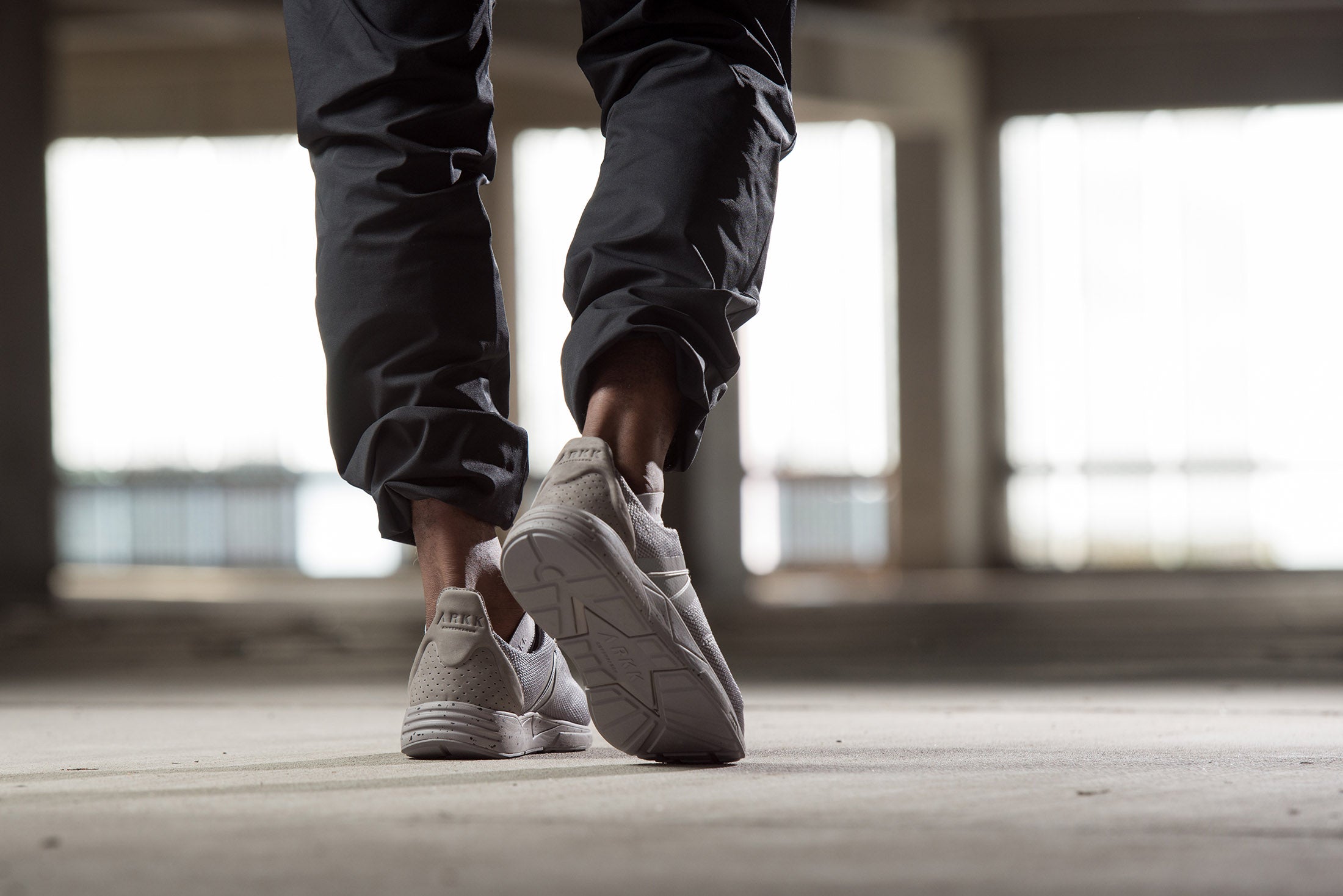 ARKK Collection Eaglezero Mesh S-E15 Silver Grey Spray - Men Eaglezero Grey