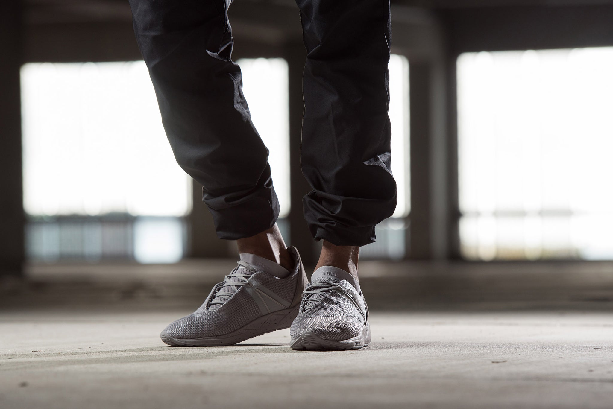 ARKK Collection Eaglezero Mesh S-E15 Silver Grey Spray - Men Eaglezero Grey