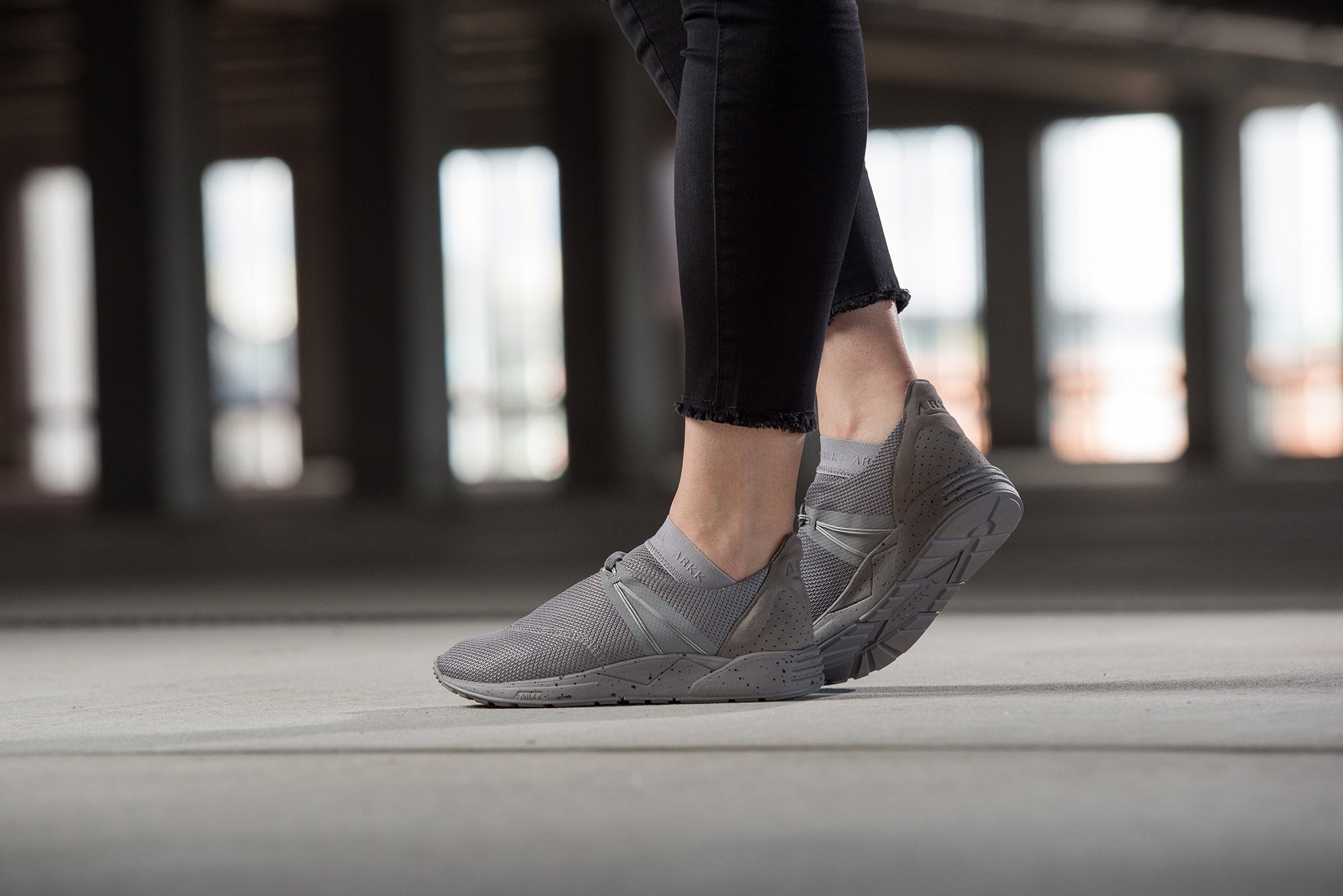 ARKK Collection Eaglezero Mesh S-E15 Silver Grey Spray - Woman Eaglezero Grey