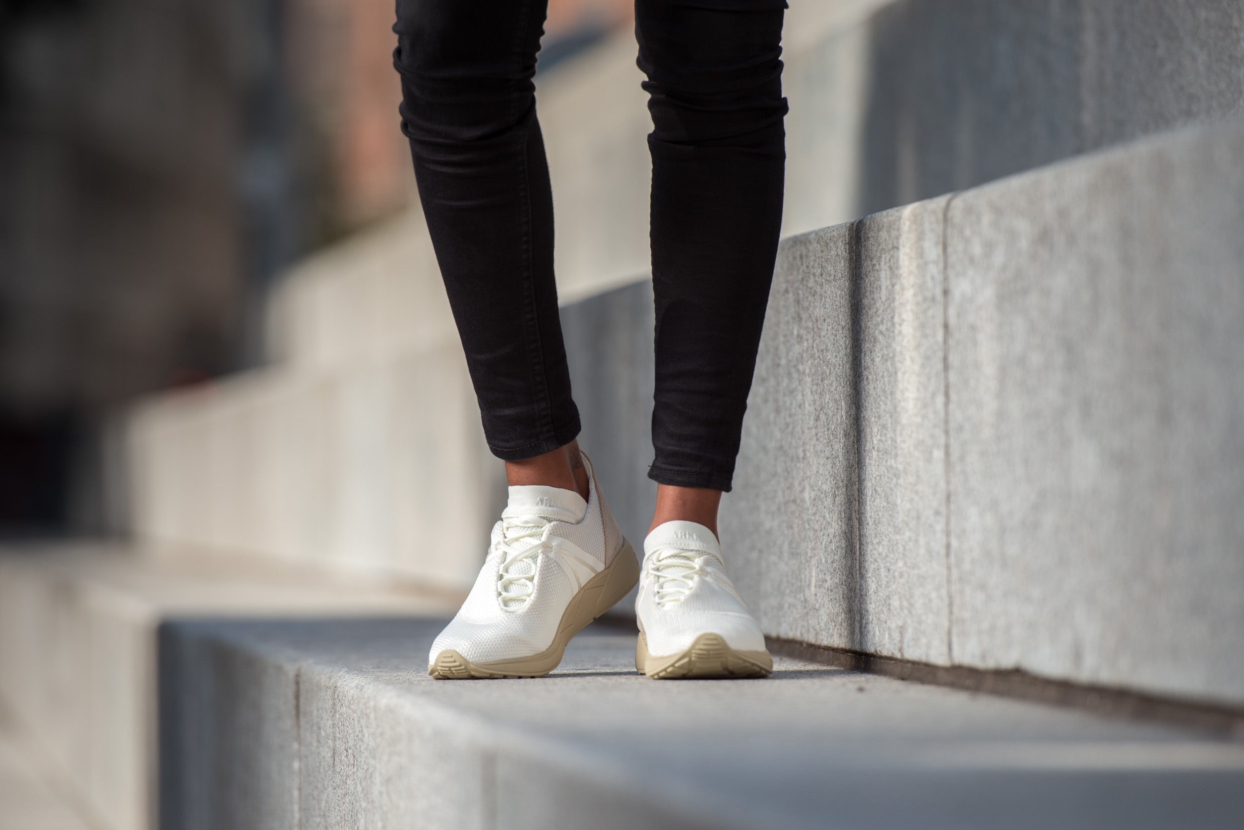 ARKK Collection Eaglezero S-E15 Off White Tan - Women Eaglezero Off White