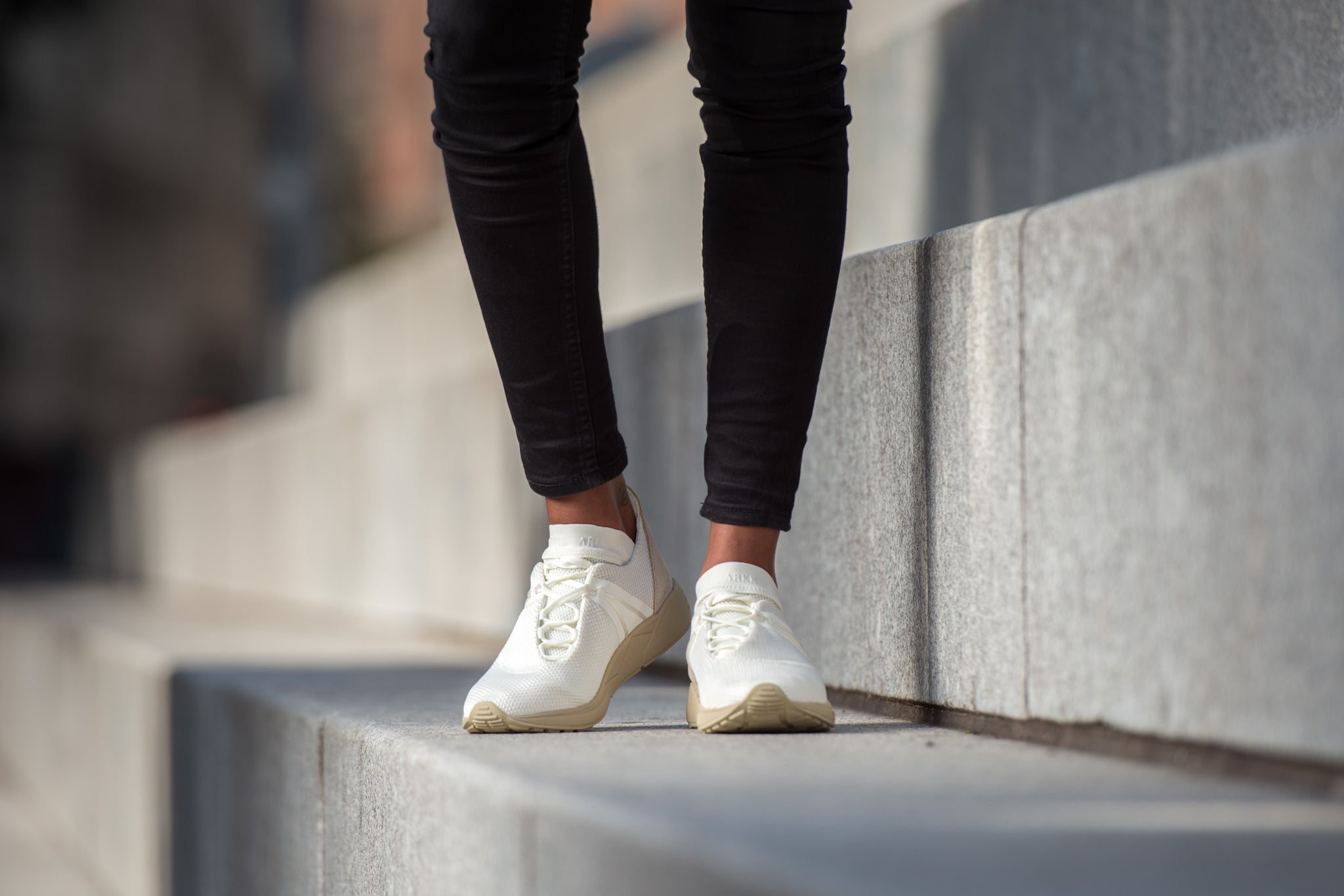 ARKK Collection Eaglezero S-E15 Off White Tan - Women Eaglezero Off White