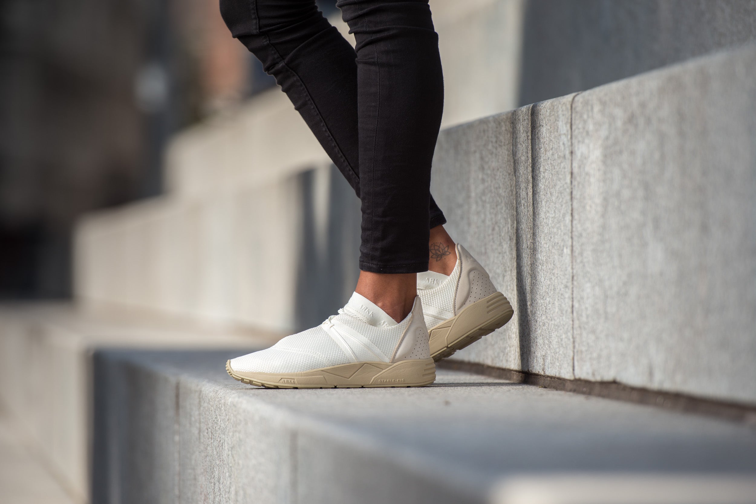 ARKK Collection Eaglezero S-E15 Off White Tan - Women Eaglezero Off White