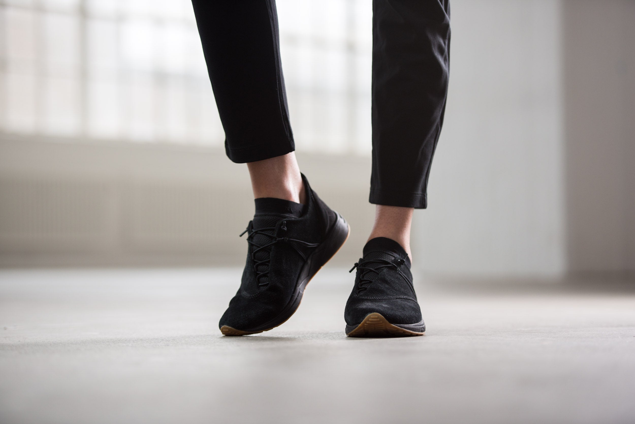 ARKK Collection Eaglezero Suede S-E15 Black Gum - Women Eaglezero Black