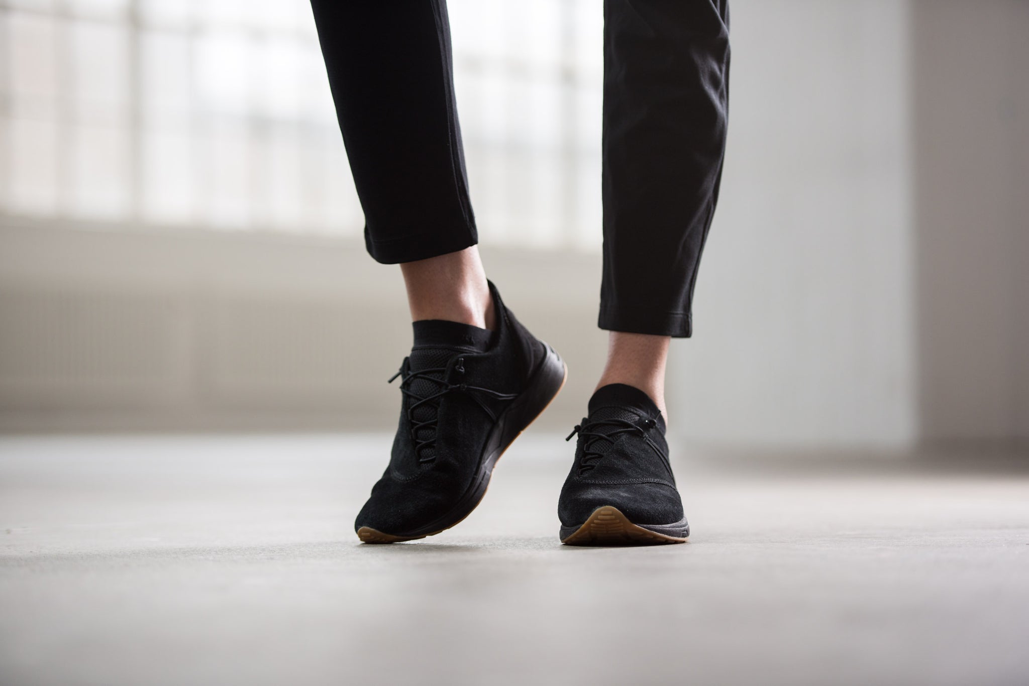 ARKK Collection Eaglezero Suede S-E15 Black Gum - Women Eaglezero Black