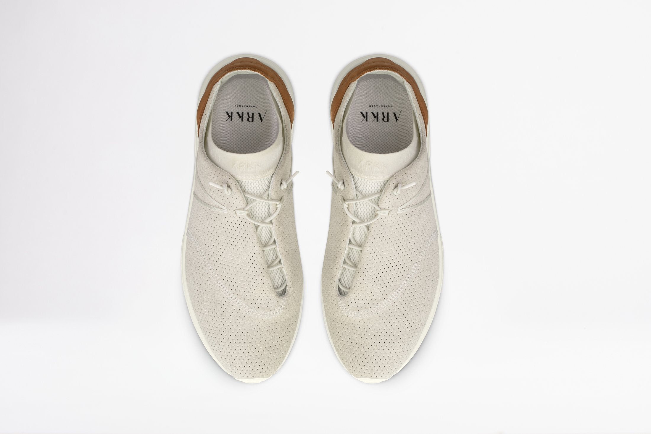 ARKK Copenhagen - Main Line Eaglezero Suede S-E15 Off White Brown - Women Eaglezero